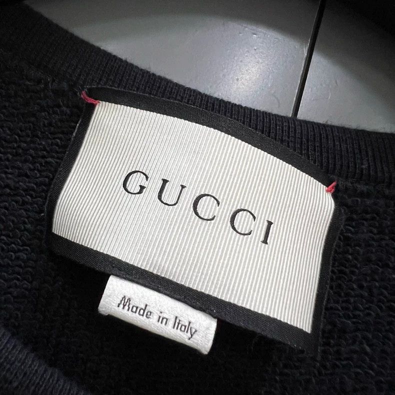 Gucci Gucci Black viper-printed sweatshirt 2503-Nextarrow Size US S / EU 44-46 / 1 - 3 Thumbnail