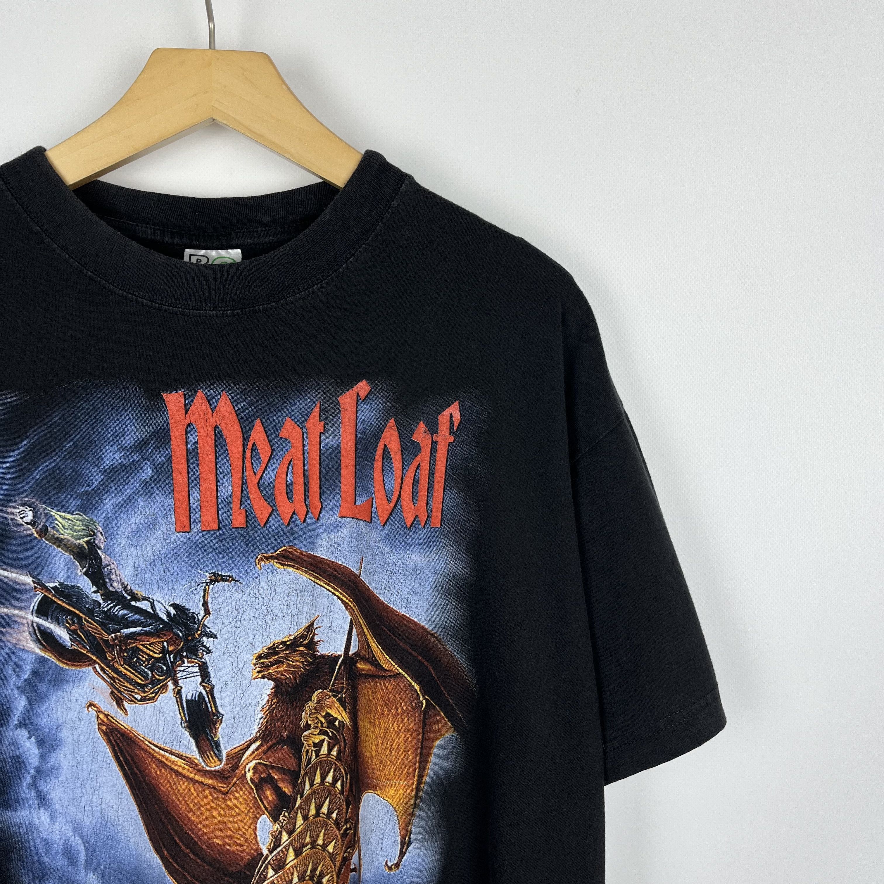 Band Tees Vintage Meat Loaf Rock Band Europe Tour T Shirt 1999 Size US M / EU 48-50 / 2 - 2 Thumbnail