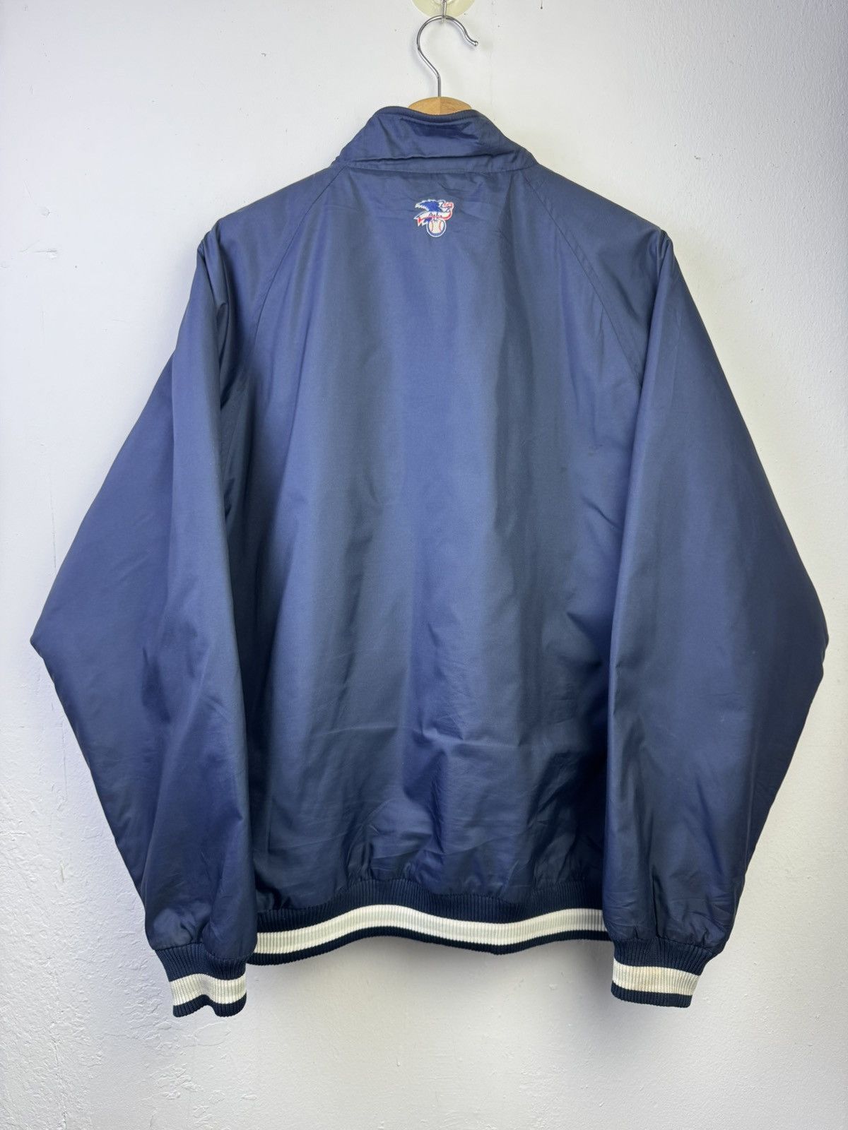 New York Yankees vintage New York Yankees navy blue varsity jacket Size US L / EU 52-54 / 3 - 7 Thumbnail