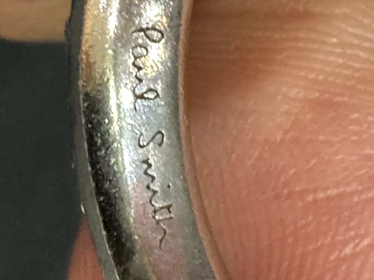 Paul Smith ENGRAVED PAUL SMITH SILVER RING SIZE 9.5 Size ONE SIZE - 3 Thumbnail