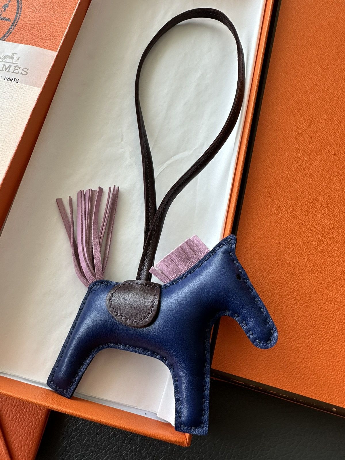 Hermes Brand New Super Rare Hermes Rodeo PM Leather Horse Charm Size ONE SIZE - 3 Thumbnail