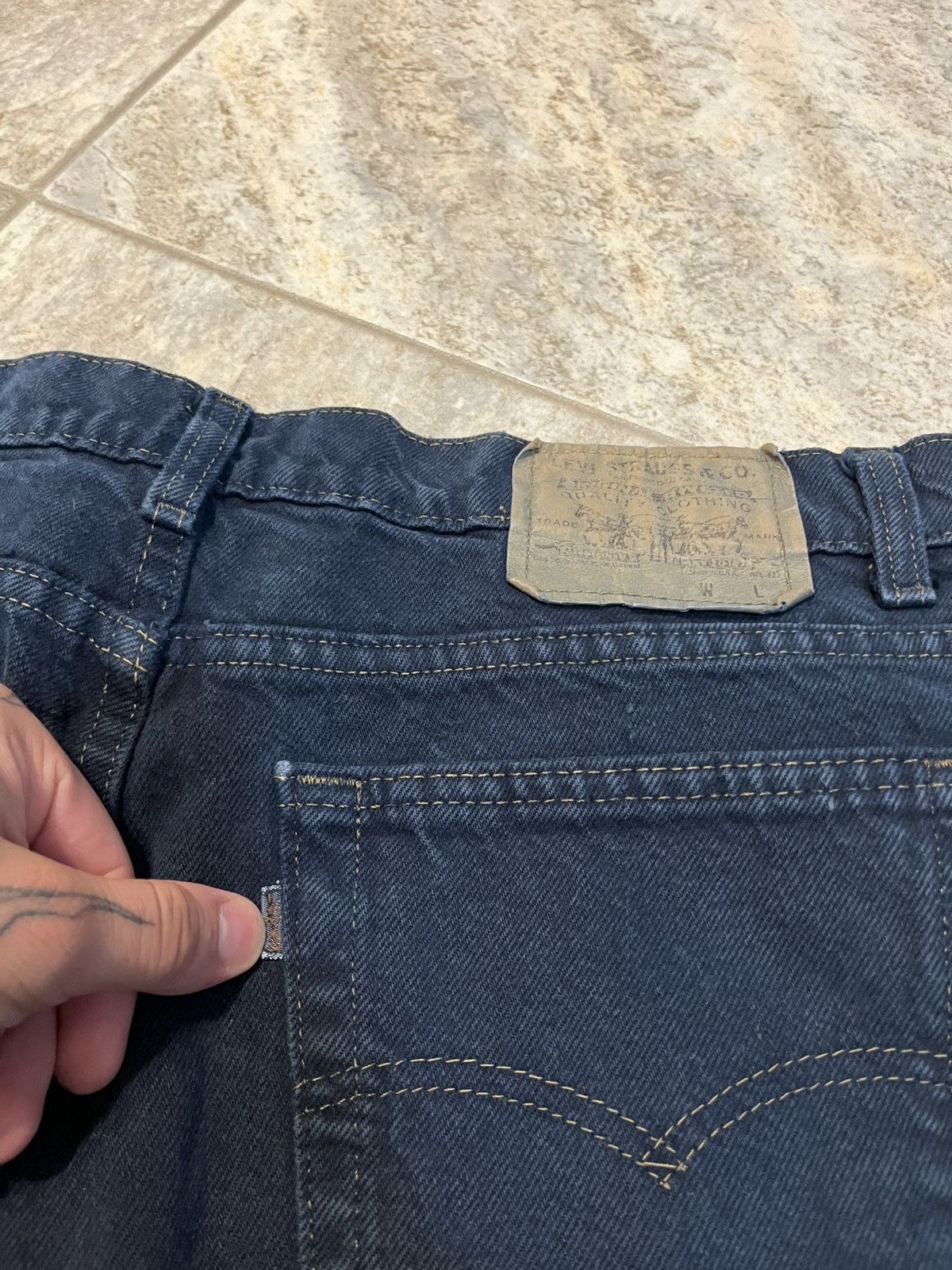 Levi's Vintage 90s Levi’s orange tab jeans 36x34 Size US 36 / EU 52 - 3 Thumbnail