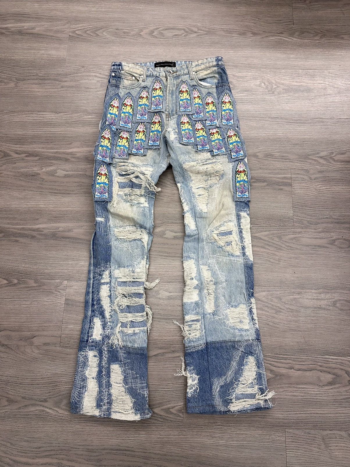 Who Decides War Who Decides War WDW COLISEUM FUSION DENIM Jeans Pants Size US 30 / EU 46 - 9 Thumbnail