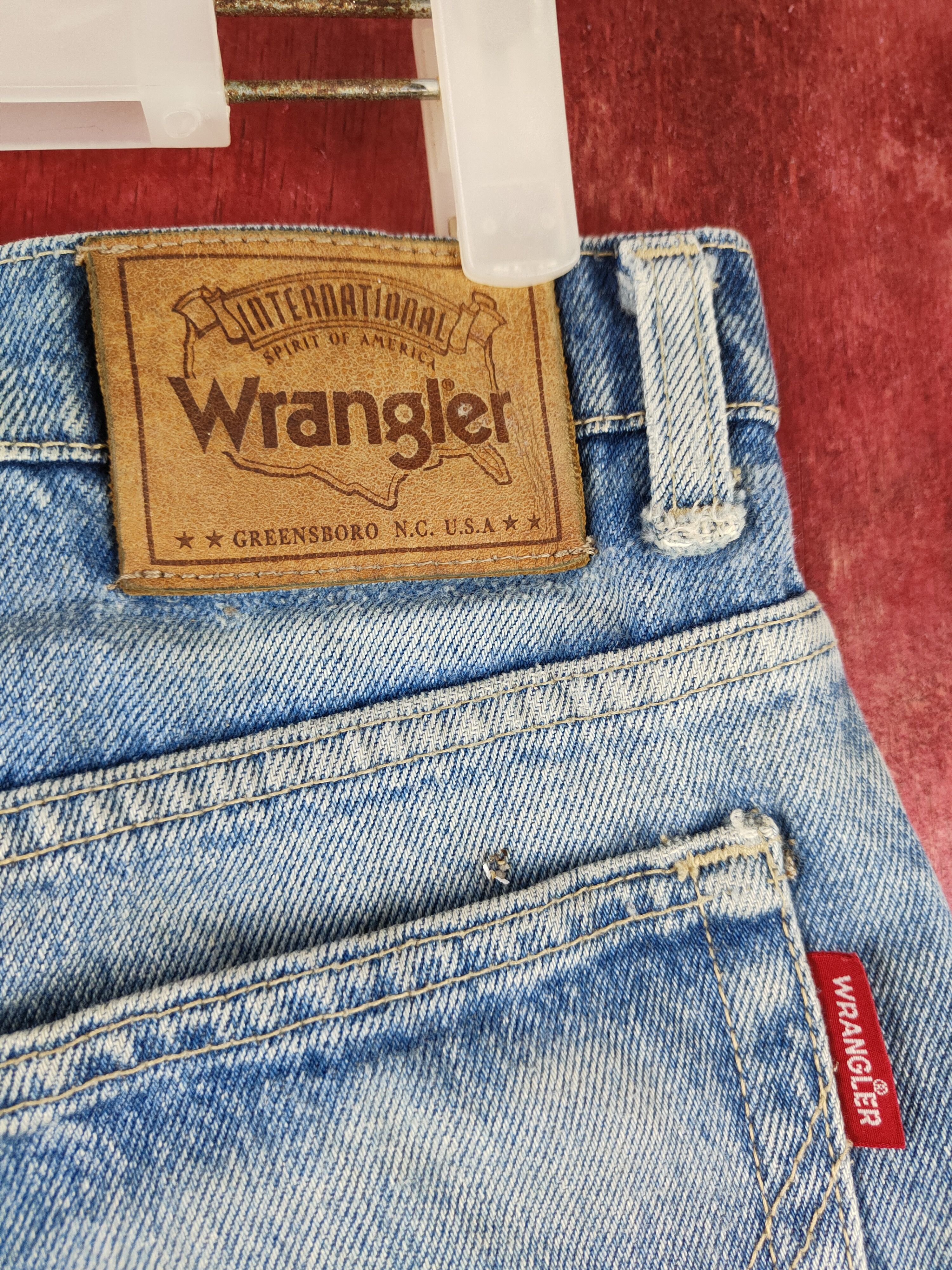 Japanese Brand VINTAGE wrangler Rusty Faded Blue Denim Jeans Pants N#S38 Size US 32 / EU 48 - 10 Thumbnail
