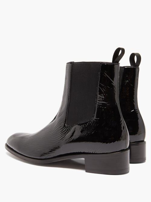 Tom Ford o1loc1c1024 J1331T Sheep Leather Boot in Black Size US 11 / EU 44 - 4 Thumbnail
