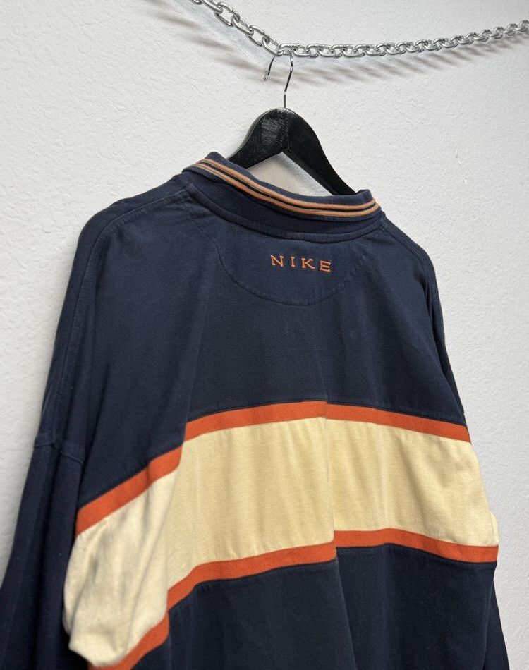 Nike × Vintage Nike Rugby Vintage Sweatshirt Polo Y2K Size US L / EU 52-54 / 3 - 6 Thumbnail
