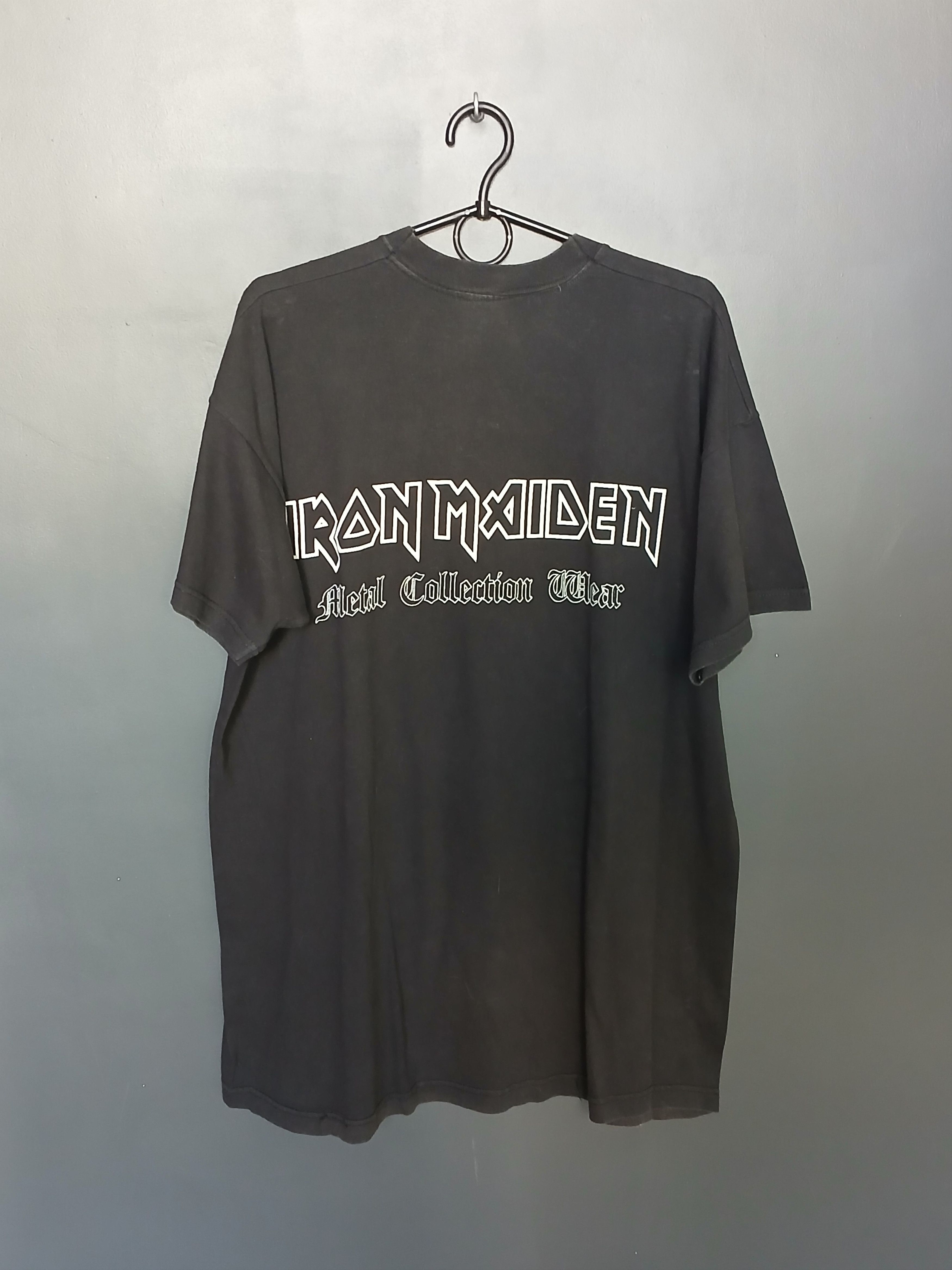 Iron Maiden Vintage 1985 Iron Maiden Live After Death T-Shirt Size US XL / EU 56 / 4 - 2 Thumbnail