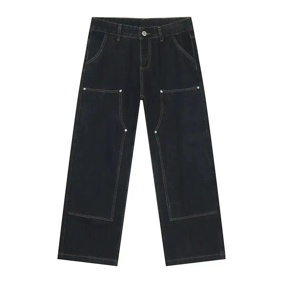 Japanese Brand Retro loose casual high street jeans Size US 32 / EU 48 - 5 Thumbnail