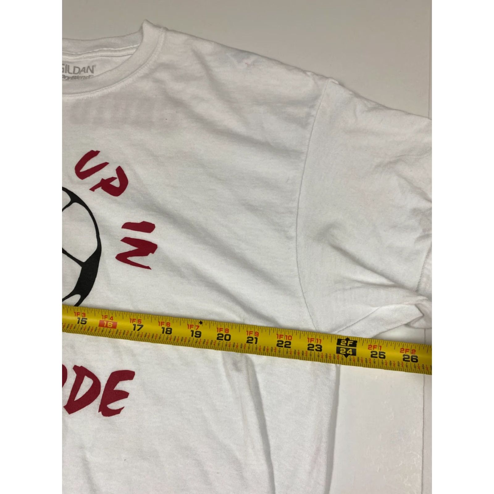 Gildan Nike Shirt Soccer Mens XL White Beastmode Druid Hills Atlanta Size US XL / EU 56 / 4 - 5 Thumbnail