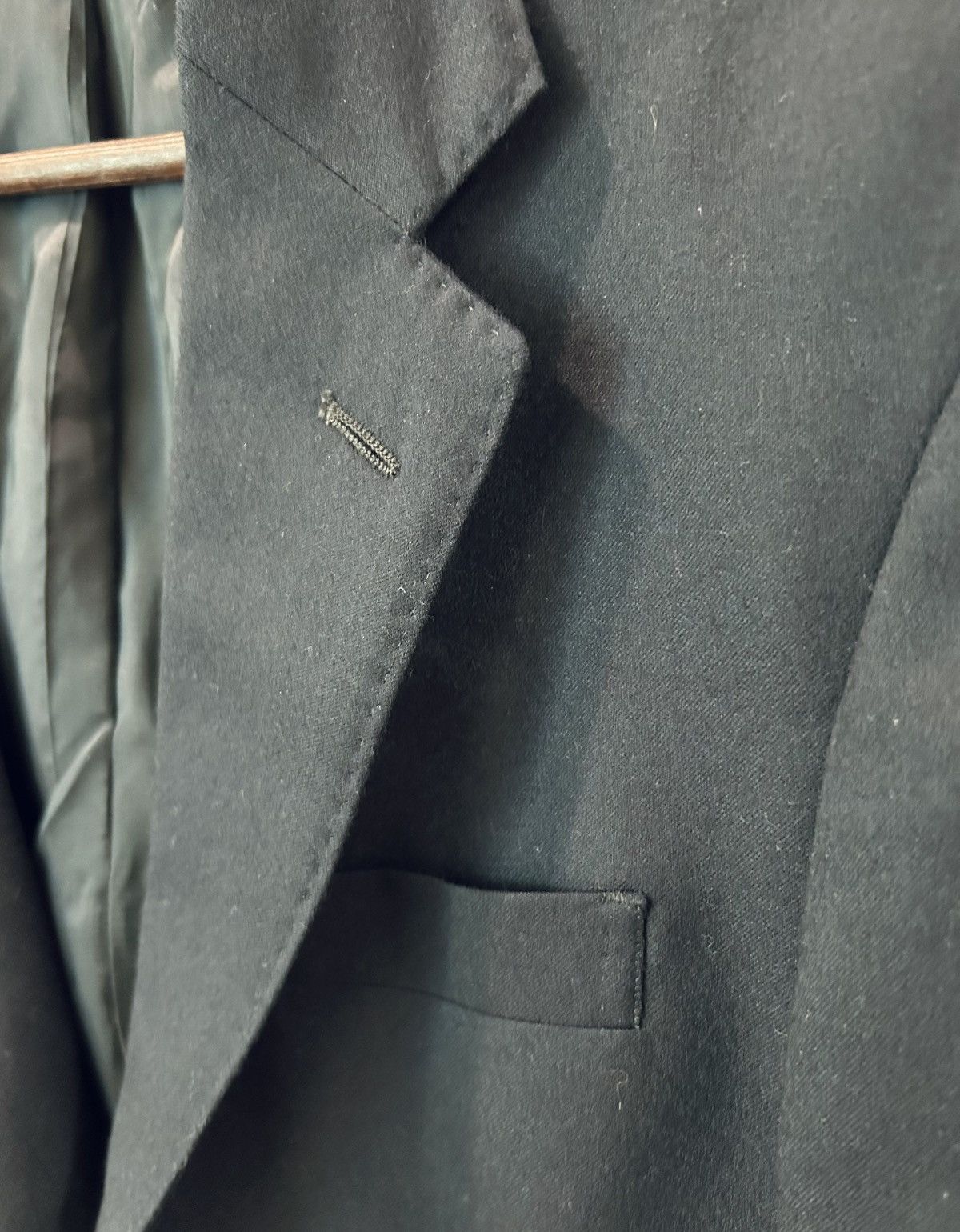 Polo Ralph Lauren Polo Iconic Doeskin Navy Blazer 38 Long $898 Size 38L - 4 Thumbnail