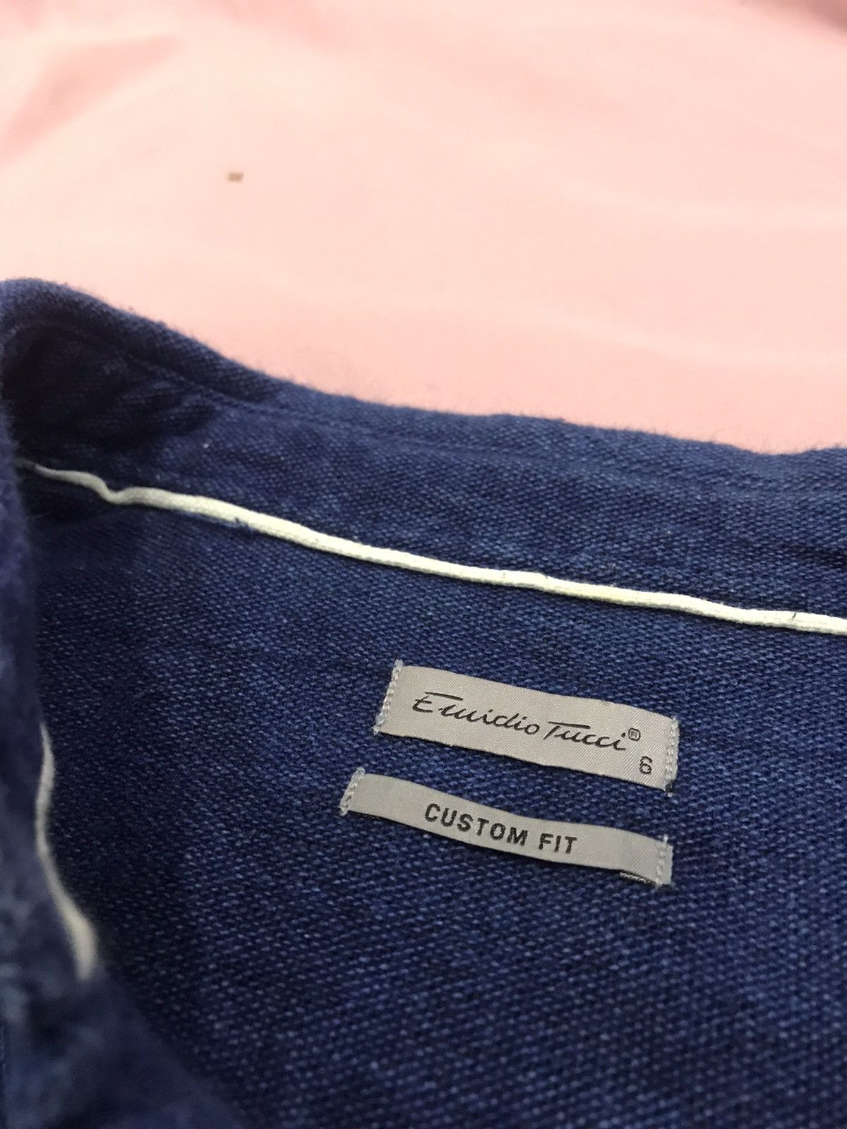 Indigo Indigo SASHIKO LIKE emidio tucci overshirt Size US L / EU 52-54 / 3 - 4 Thumbnail