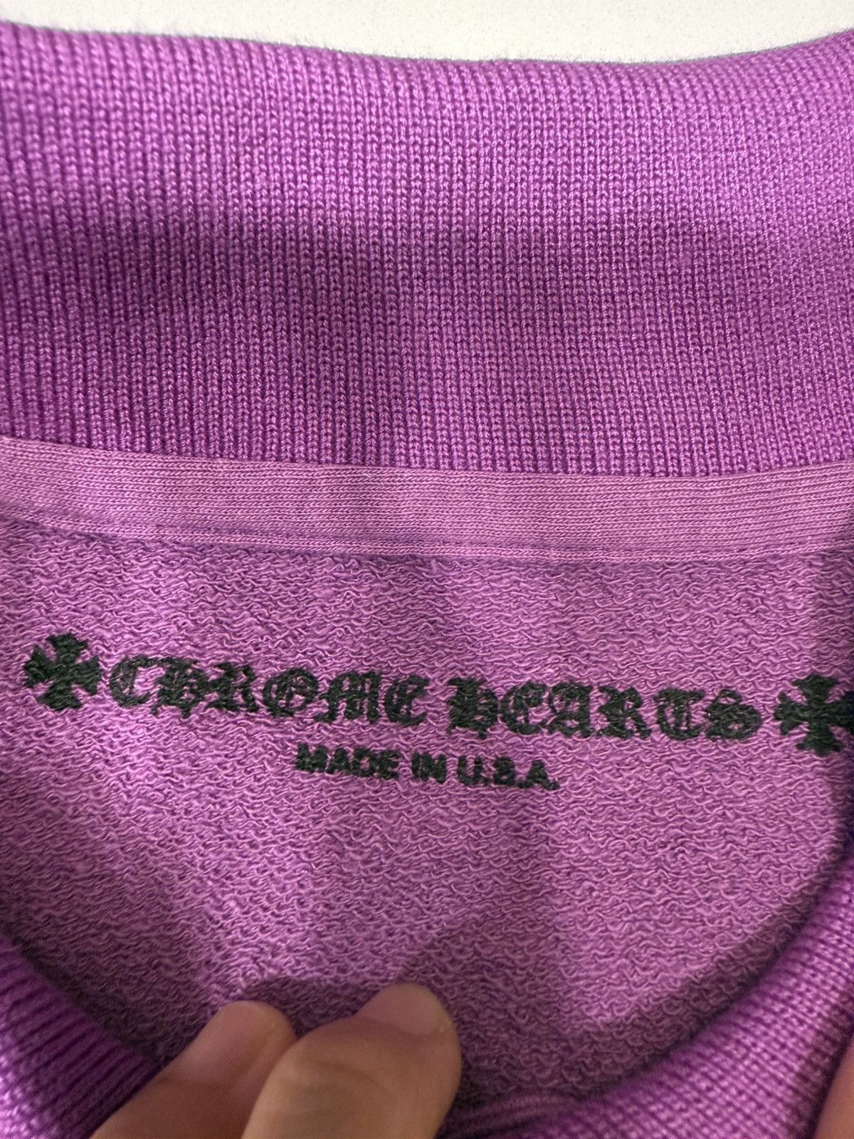 Chrome Hearts 🔥Chrome Hearts Mattyboy Purple Polo Shirt🔥 Size US S / EU 44-46 / 1 - 6 Thumbnail