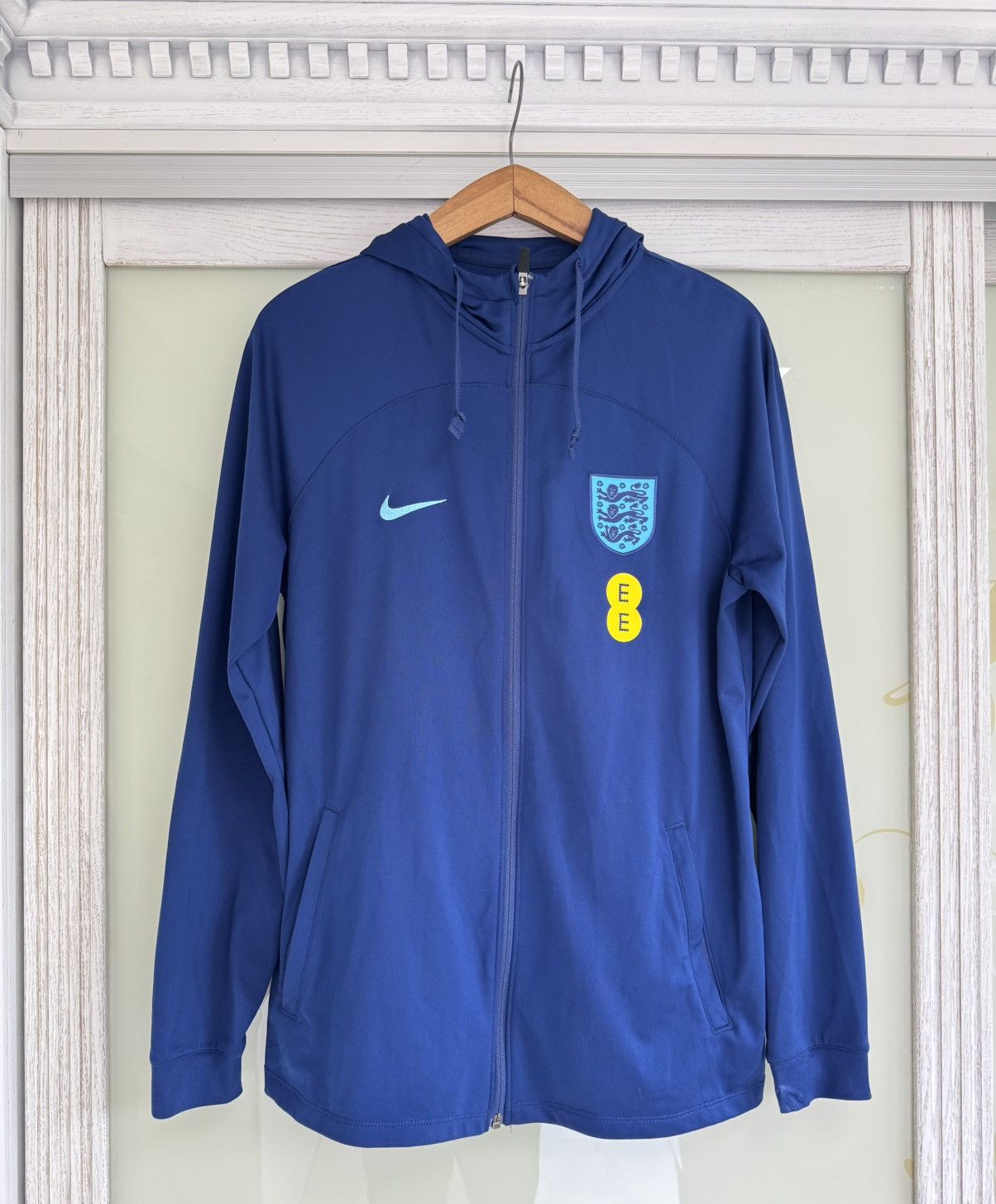 Nike England 2022-2023 Soccer Training Full Zip Hoodie Jersey Kit Size US M / EU 48-50 / 2 - 1 Thumbnail