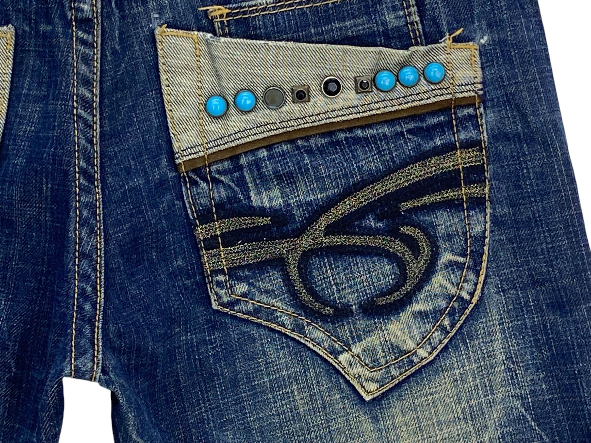 Japanese Brand × Rockstar Games Red Pepper Jeans Slim Jeans Embroided Jeans Size 30" / US 8 / IT 44 - 8 Thumbnail