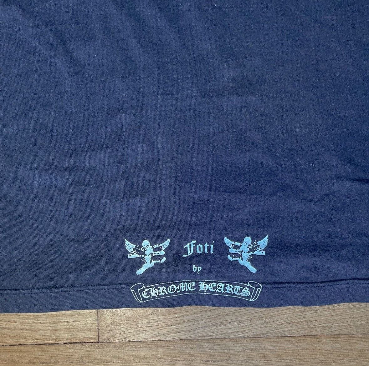 Chrome Hearts × Vintage ChromeHearts Foti Tee Shirt (1990's Vintage) Size US L / EU 52-54 / 3 - 4 Thumbnail