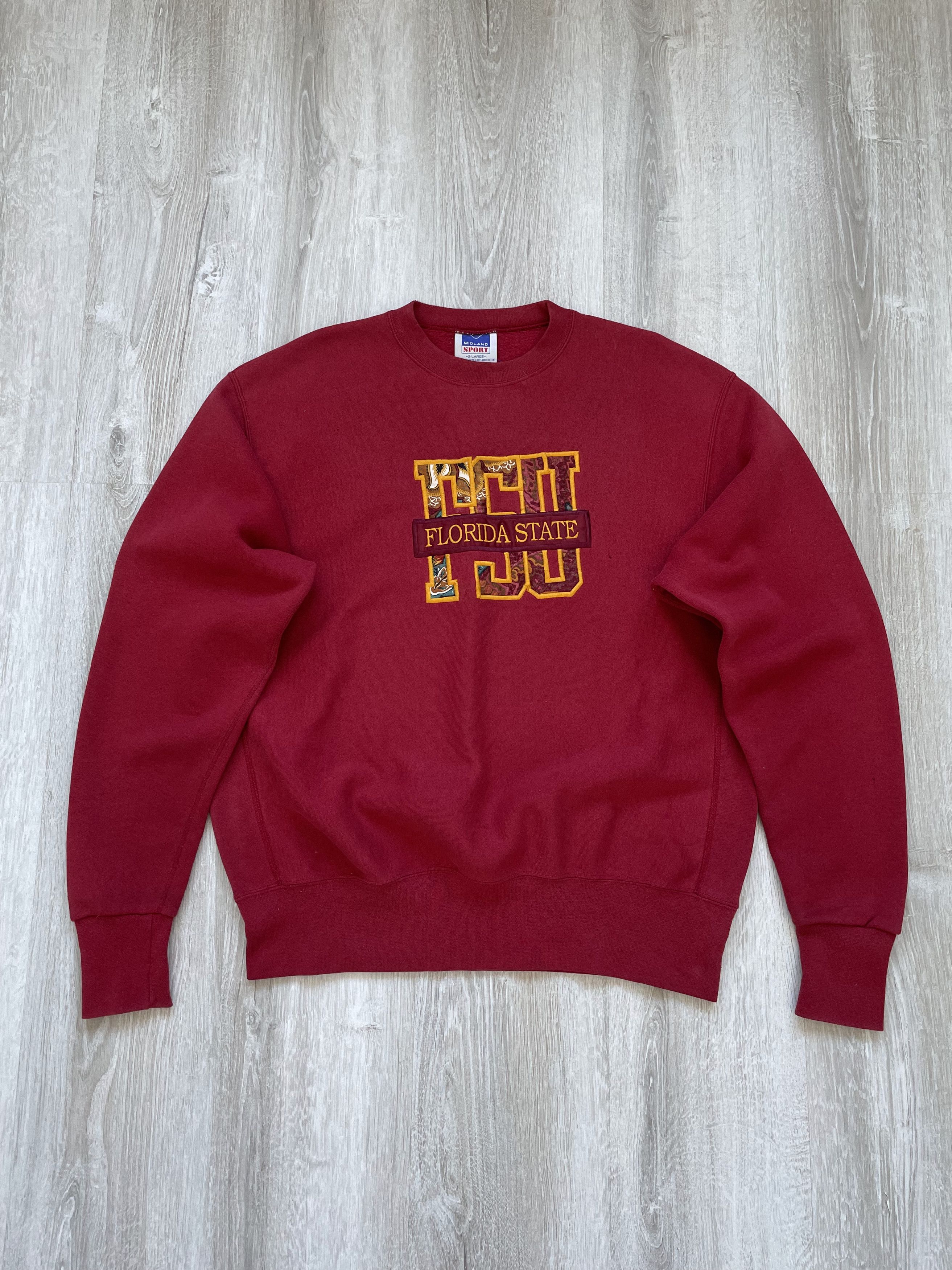 Other Vintage 90s Florida State University Crewneck Sweatshirt Size US XL / EU 56 / 4 - 1 Thumbnail