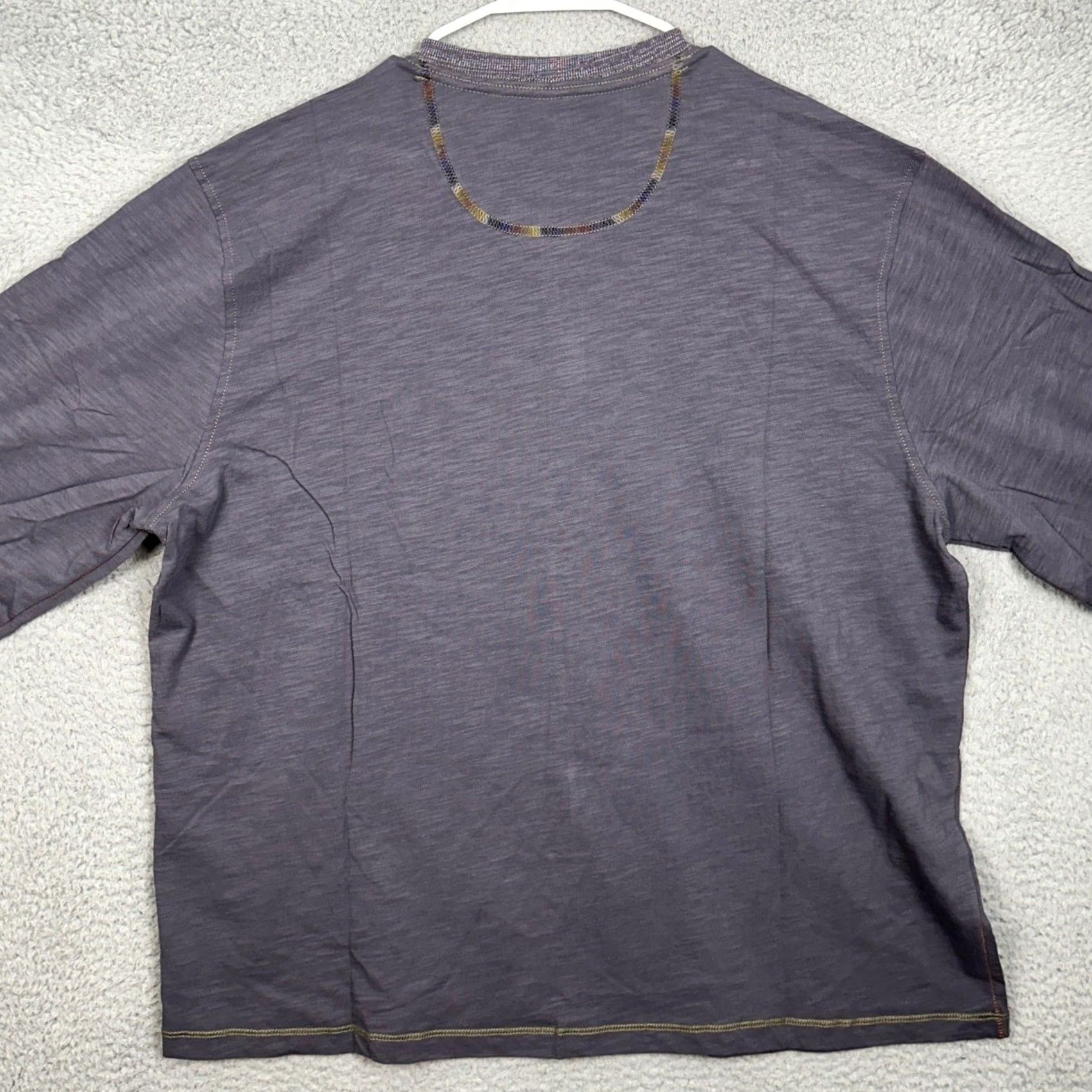 Carbon2Cobalt Carbon2Cobalt T-Shirt Men 2XL Gray Henley Tee Lightweight Long Sleeve Casual EUC Size US XXL / EU 58 / 5 - 2 Thumbnail