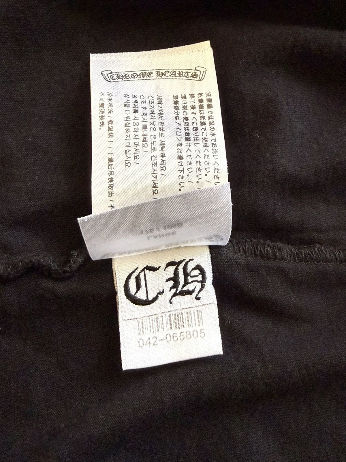 Chrome Hearts Black Chrome Hearts Long Sleeve Shirt Size US L / EU 52-54 / 3 - 6 Thumbnail