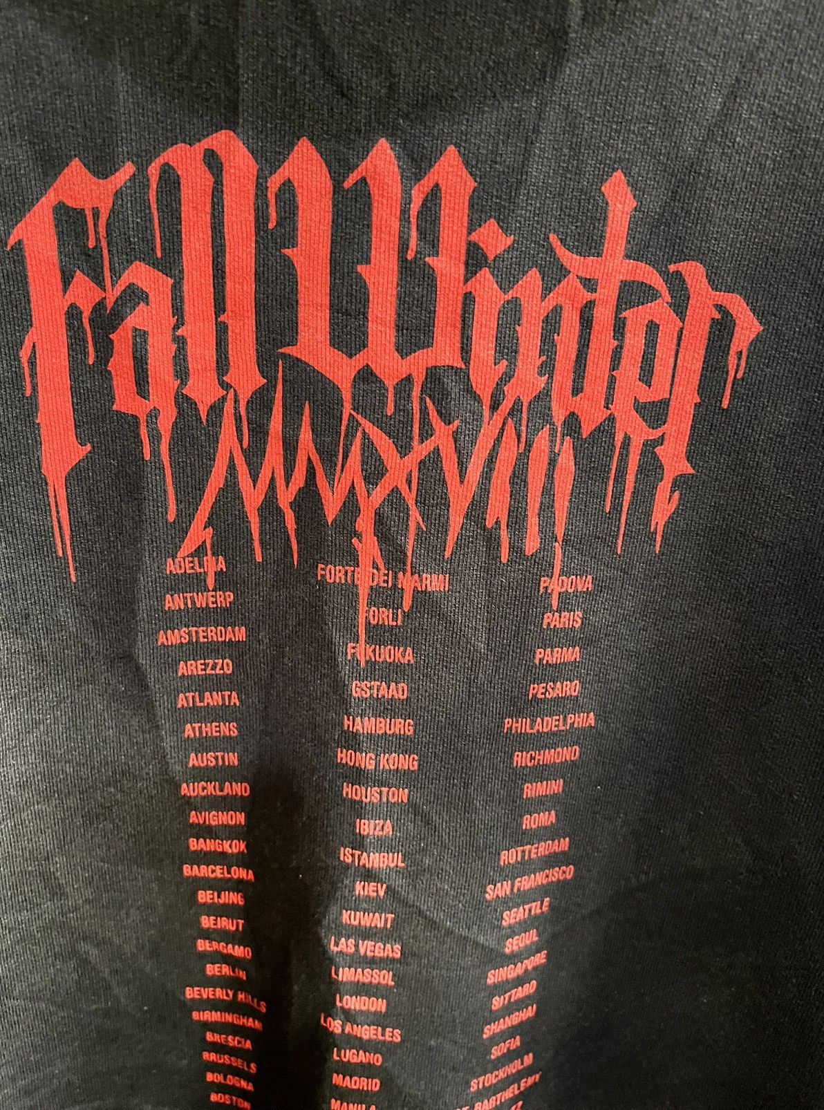 Vetements VETEMENTS THICK METAL TOUR HOODIE Size US XS / EU 42 / 0 - 7 Thumbnail