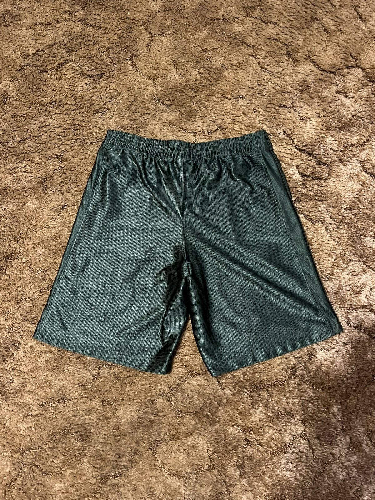 NBA Vintage NBA Mesh Basketball Logo Shorts Green Medium Size US 32 / EU 48 - 3 Thumbnail