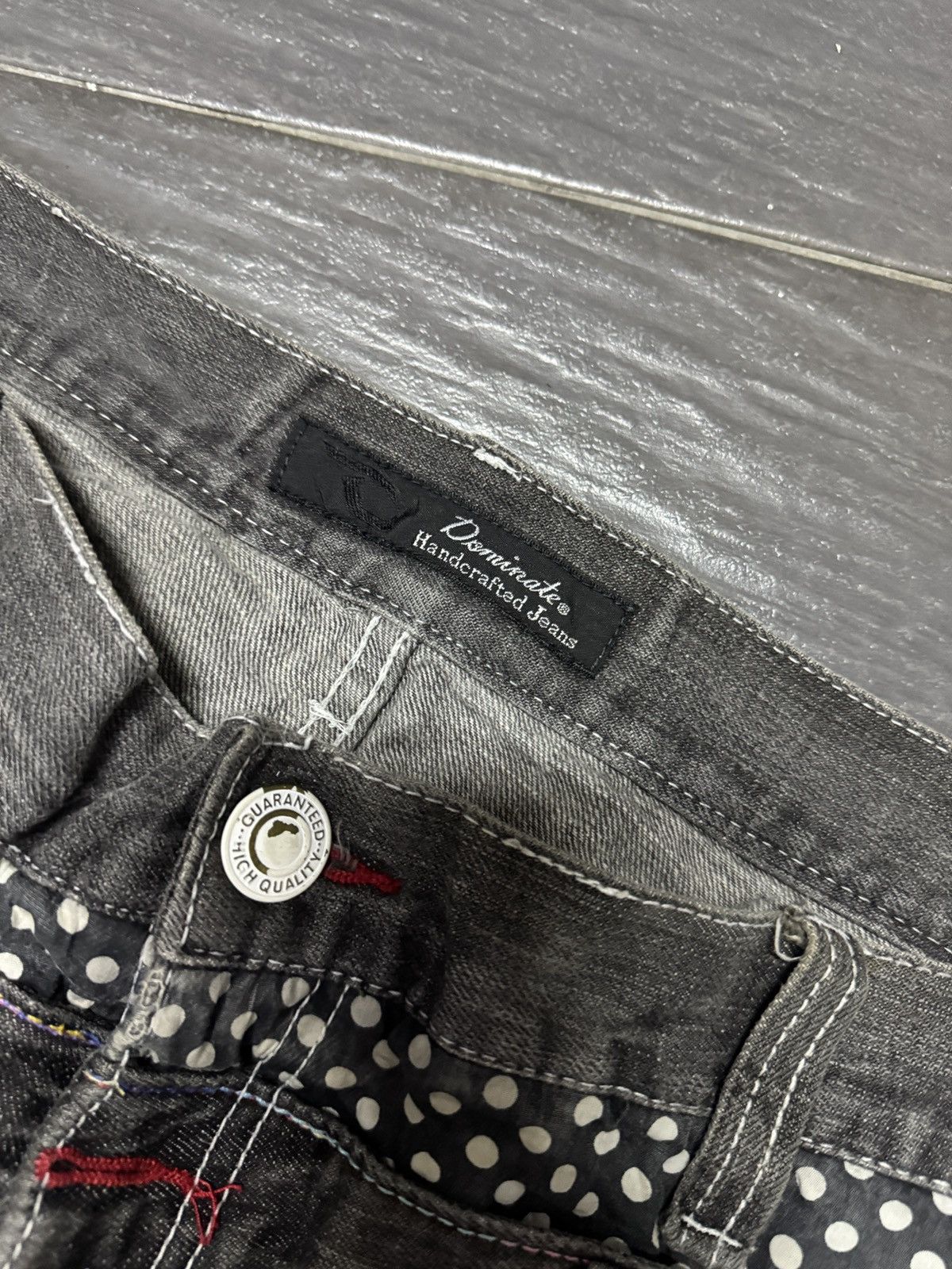 Japanese Brand DONINATE DOUBLE WAIST BAGGY JEANS Size US 41 - 3 Thumbnail