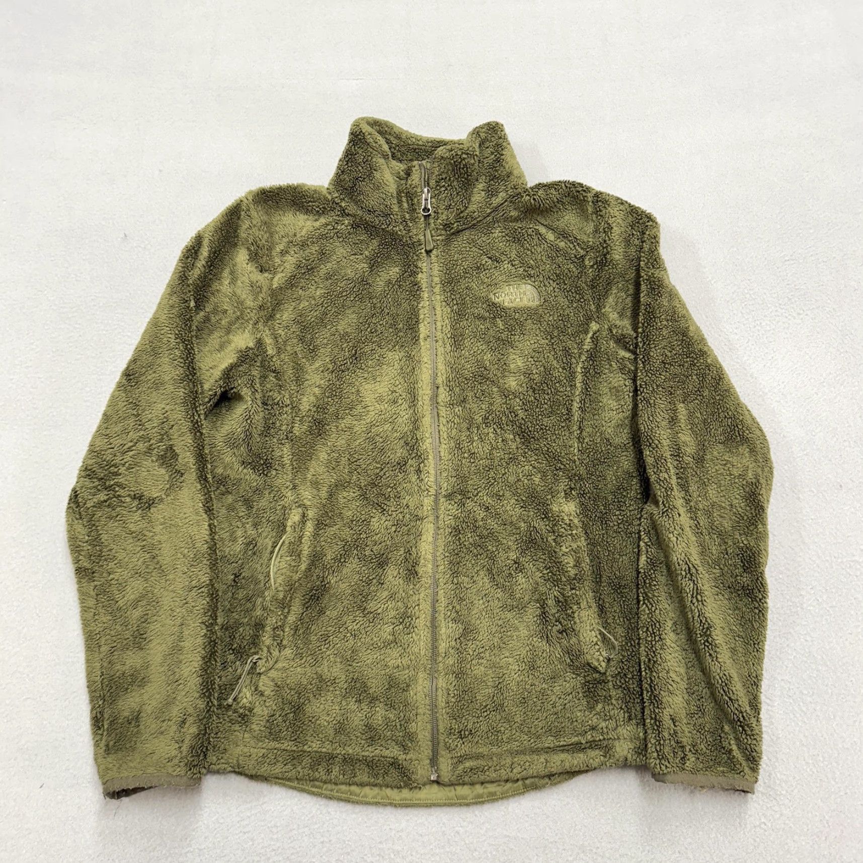 The North Face The North Face Jacket Womens Small Green High Pile Fleece Full Zip Soft Size S / US 4 / IT 40 - 2 Thumbnail