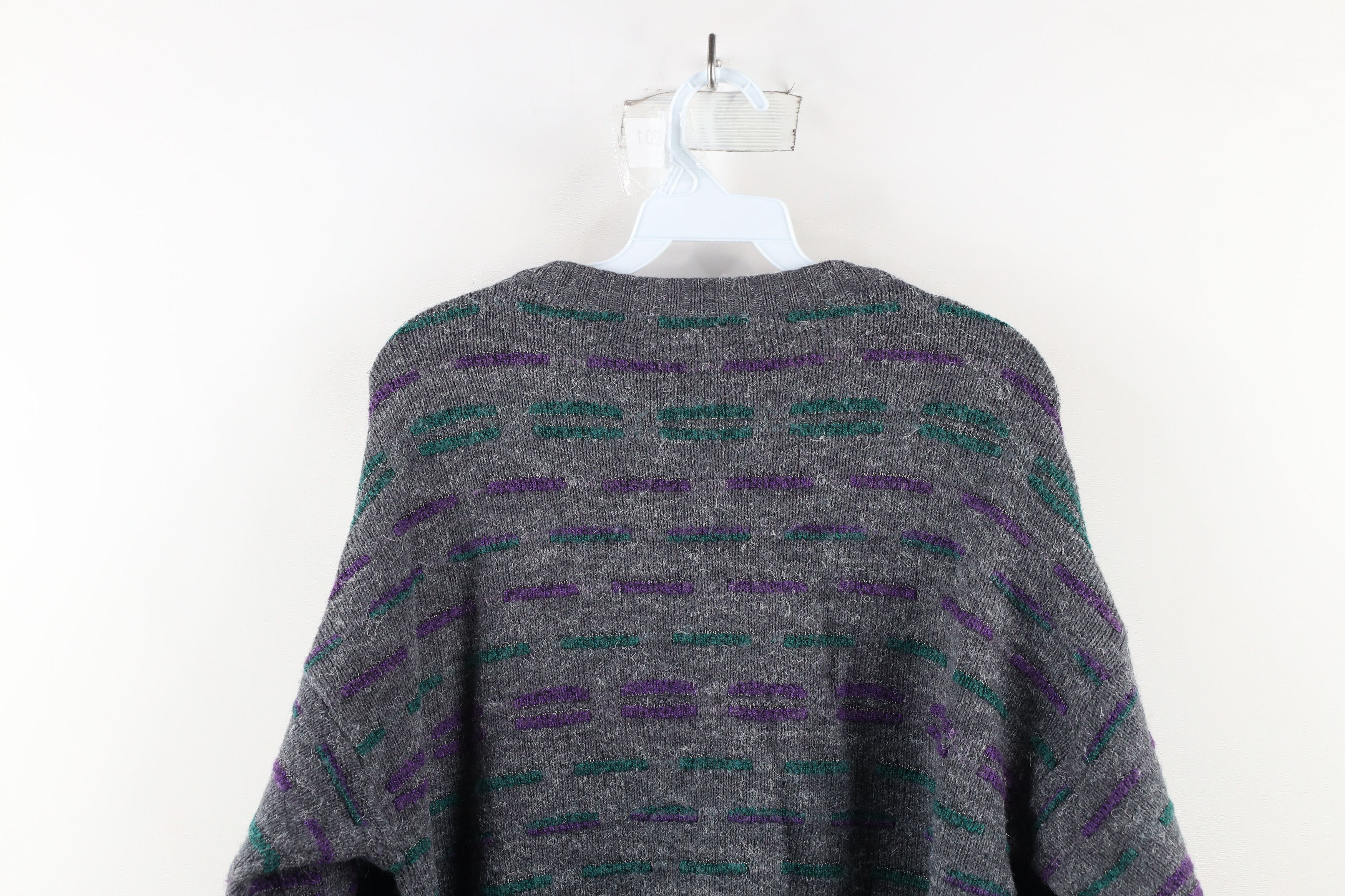 Vintage Vintage 90s Coogi Style Bassmaster Striped Knit Dad Sweater Size US M / EU 48-50 / 2 - 6 Thumbnail
