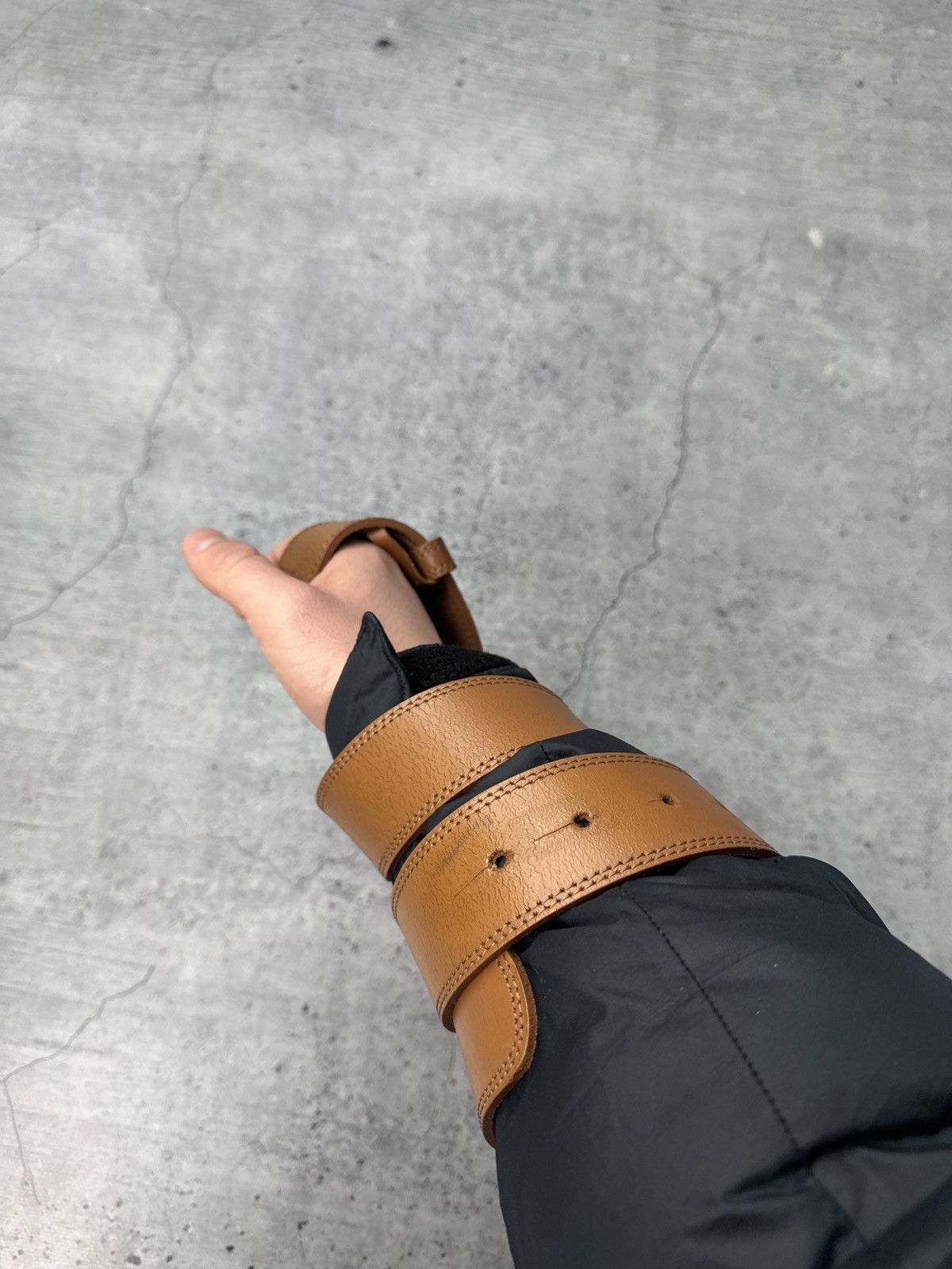 Japanese Brand 00’s NUMBER NINE STYLE JAPAN LEATHER RARE Y2K BELT VINTAGE Size ONE SIZE - 4 Thumbnail