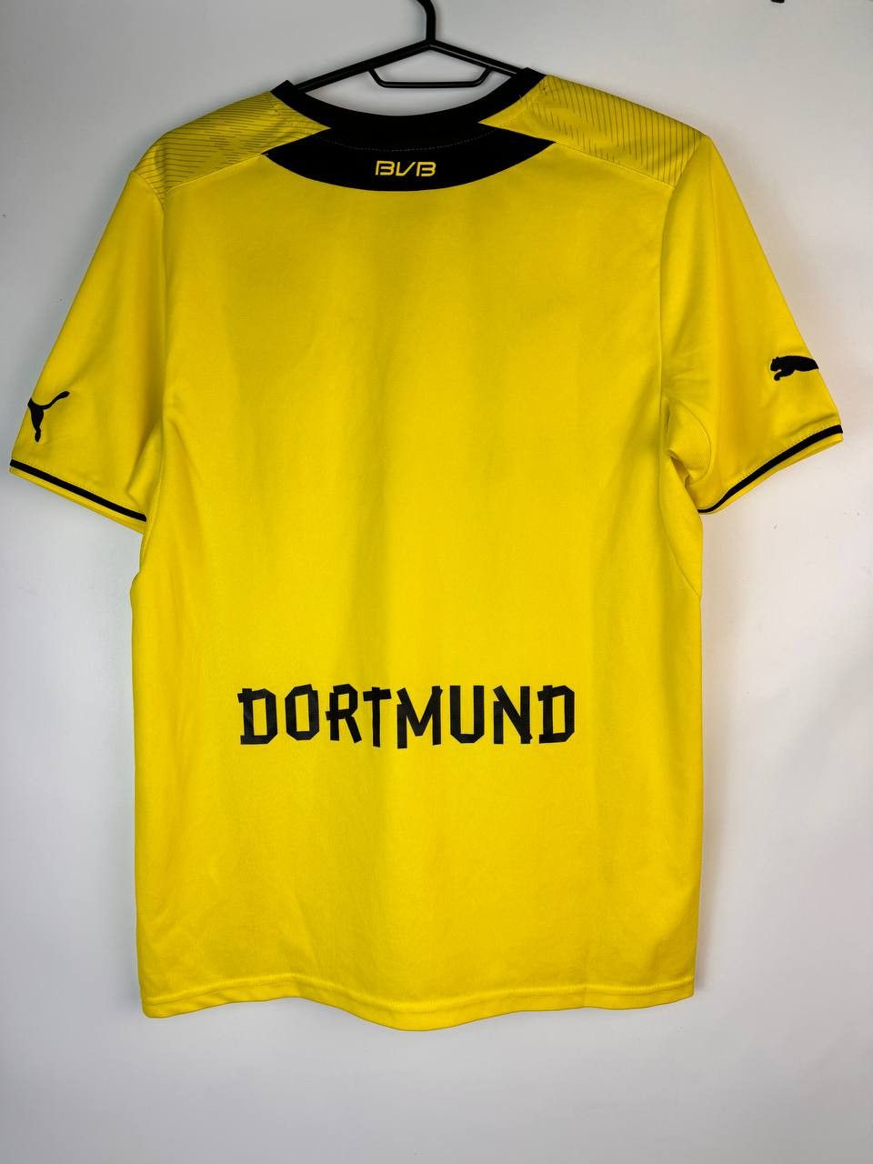 Puma × Vintage BORUSSIA DORTMUND 2013 2014 HOME FOOTBALL SHIRT JERSEY Size US S / EU 44-46 / 1 - 2 Thumbnail