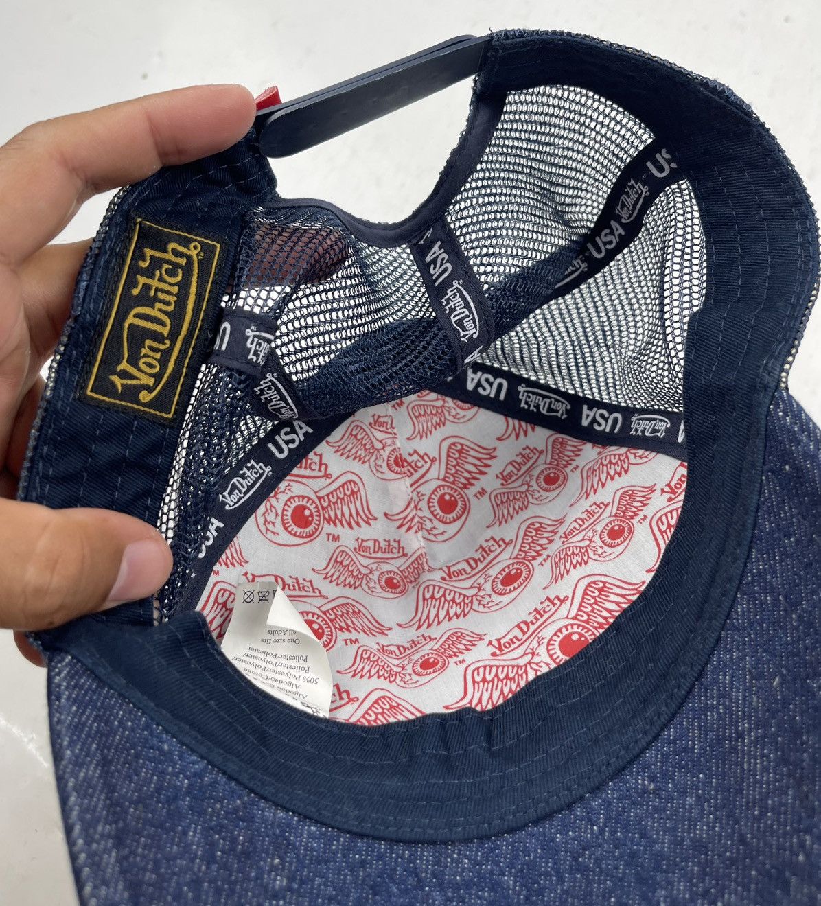 Von Dutch von dutch trucker hat cap tc50 Size ONE SIZE - 7 Thumbnail