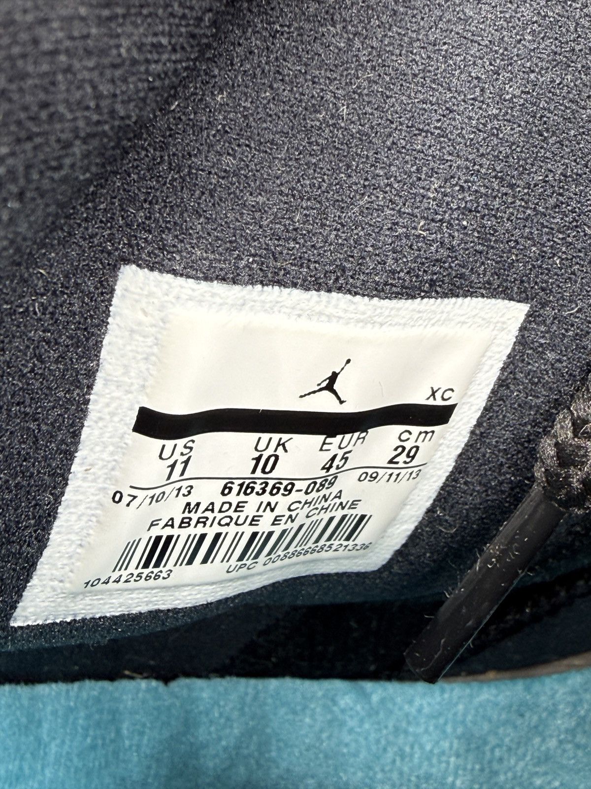 Jordan Brand Mens Jordan 1 Retro ‘95 Gamma’ Black Sz 11 Men 616369089 Size US 11 / EU 44 - 9 Thumbnail