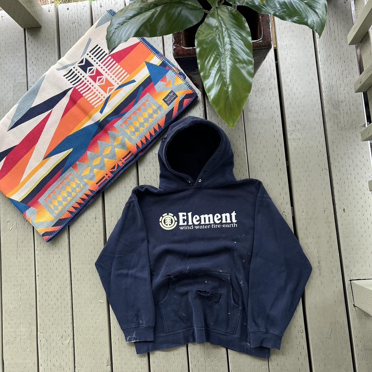 Element Vintage Y2K Element Hoodie Sweatshirt Skate 2000s Grunge Size US L / EU 52-54 / 3 - 3 Thumbnail