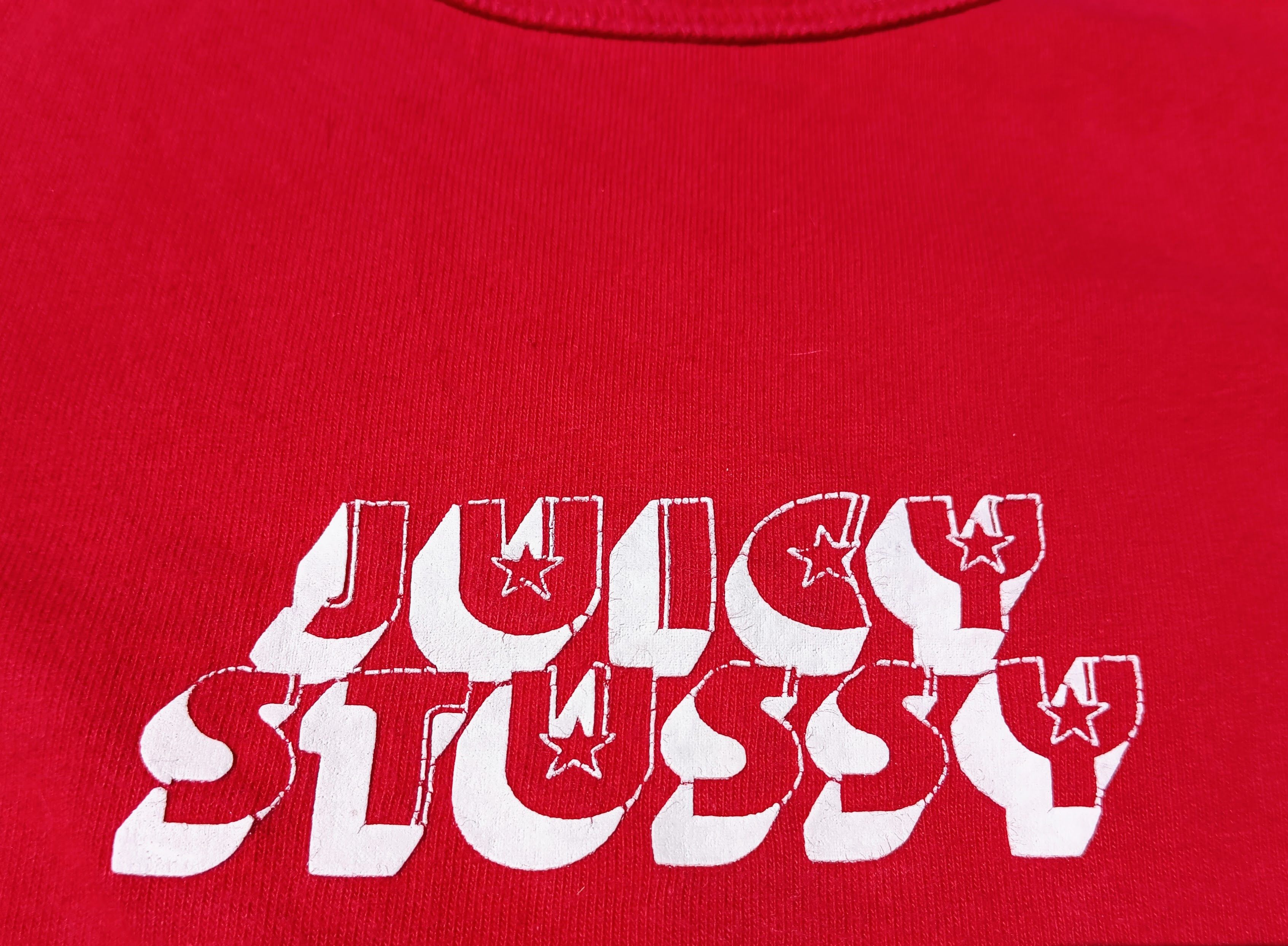 Stussy Vintage 90s Stussy "Juicy Stars" Baby Tee - Made in USA Size S / US 4 / IT 40 - 6 Thumbnail