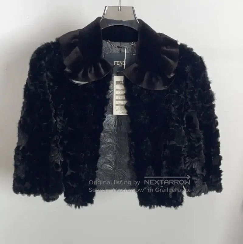 Fendi Fendi Winter Black Mocha Mink Jacket . Size M / US 6-8 / IT 42-44 - 1 Thumbnail