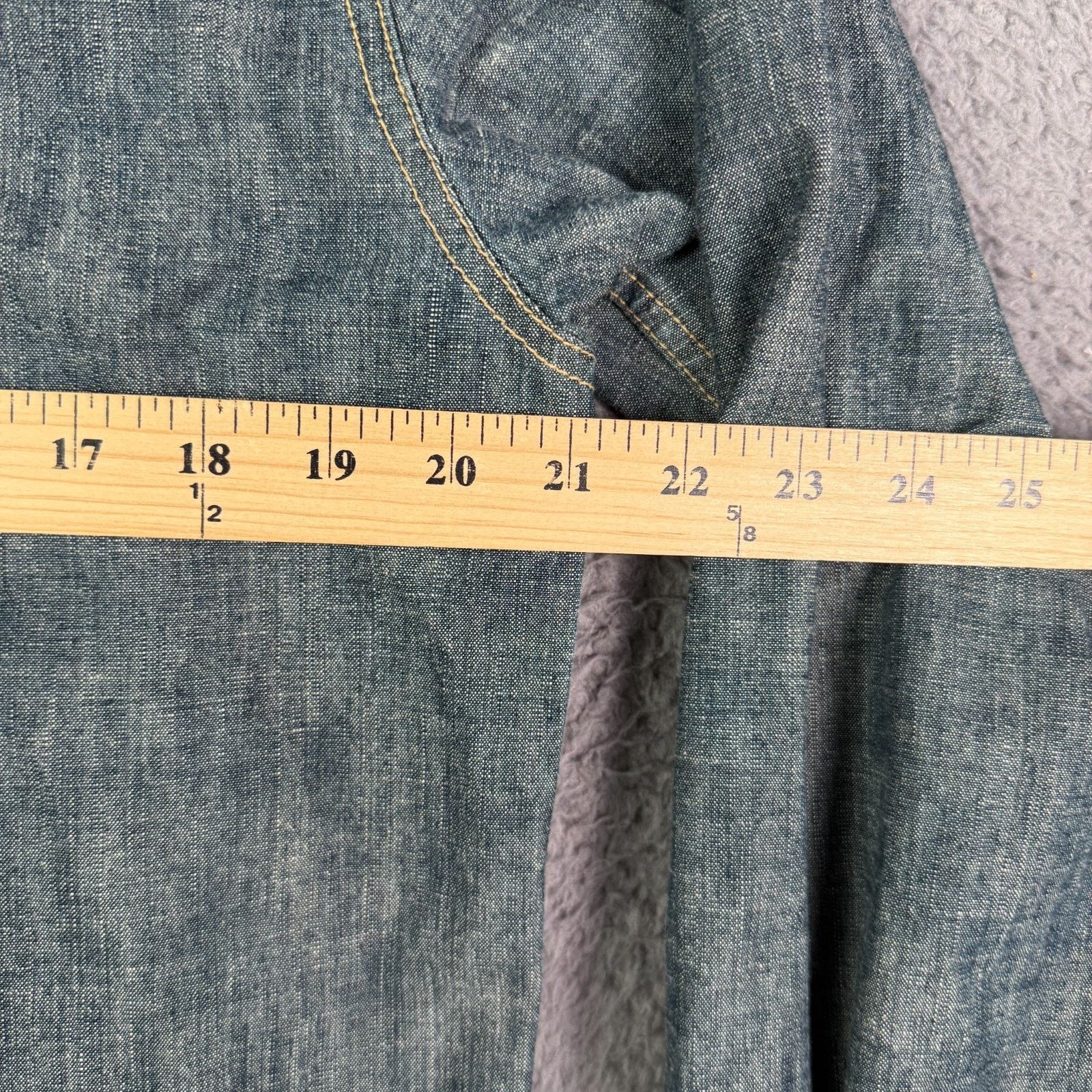 Studio D'Artisan Studio D’artisan Sawtooth Western Shirt L Denim Pearl Snap Size US L / EU 52-54 / 3 - 8 Thumbnail
