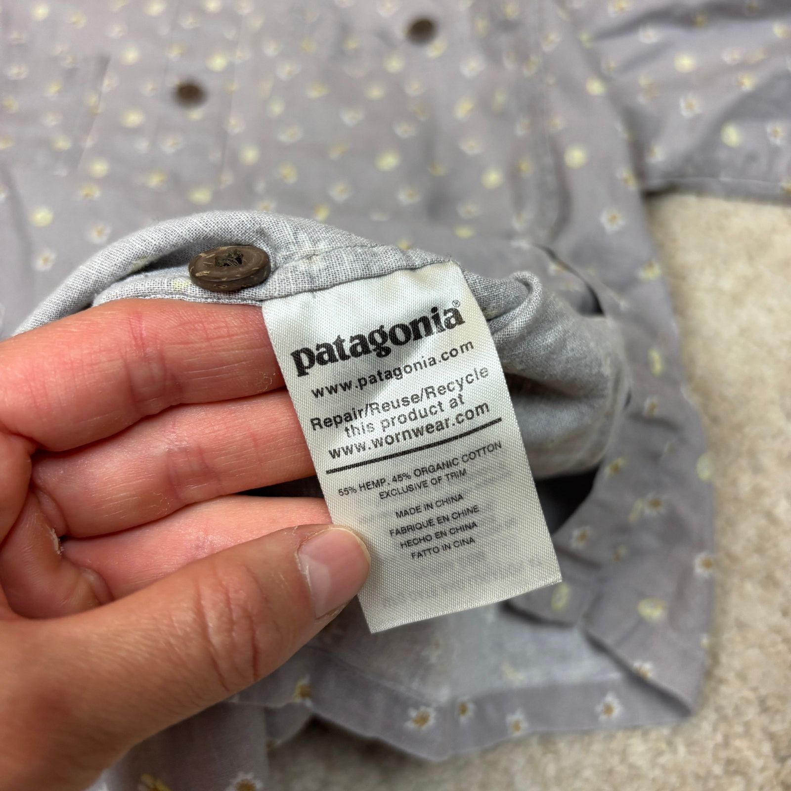Patagonia Patagonia Back Step Lightweight Hemp Blend Shirt Men's M Size US M / EU 48-50 / 2 - 7 Thumbnail