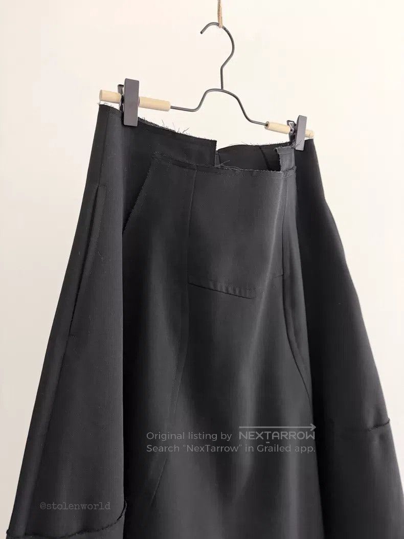 Comme des Garcons Comme Des Garcons size S Lace Hem Deconstructed Skirt Size 23" - 8 Thumbnail