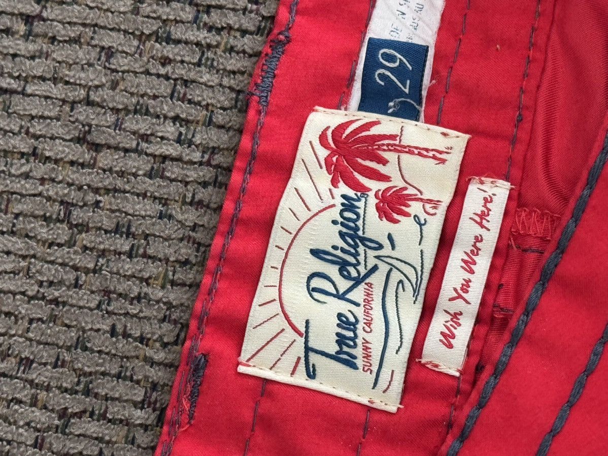 True Religion True Religion Red Shorts Size US 29 - 3 Thumbnail