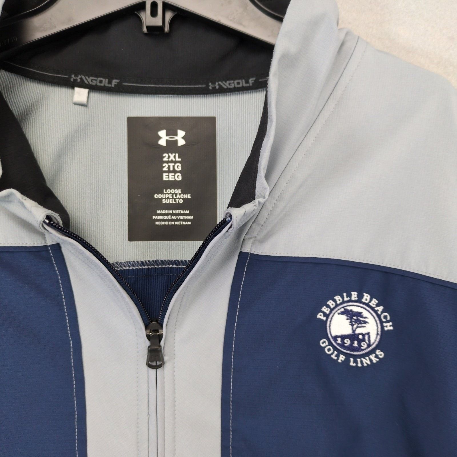 Under Armour Under Armour 2XL Pebble Beach Golf Links Full Zip Jacket Size US XXL / EU 58 / 5 - 2 Thumbnail