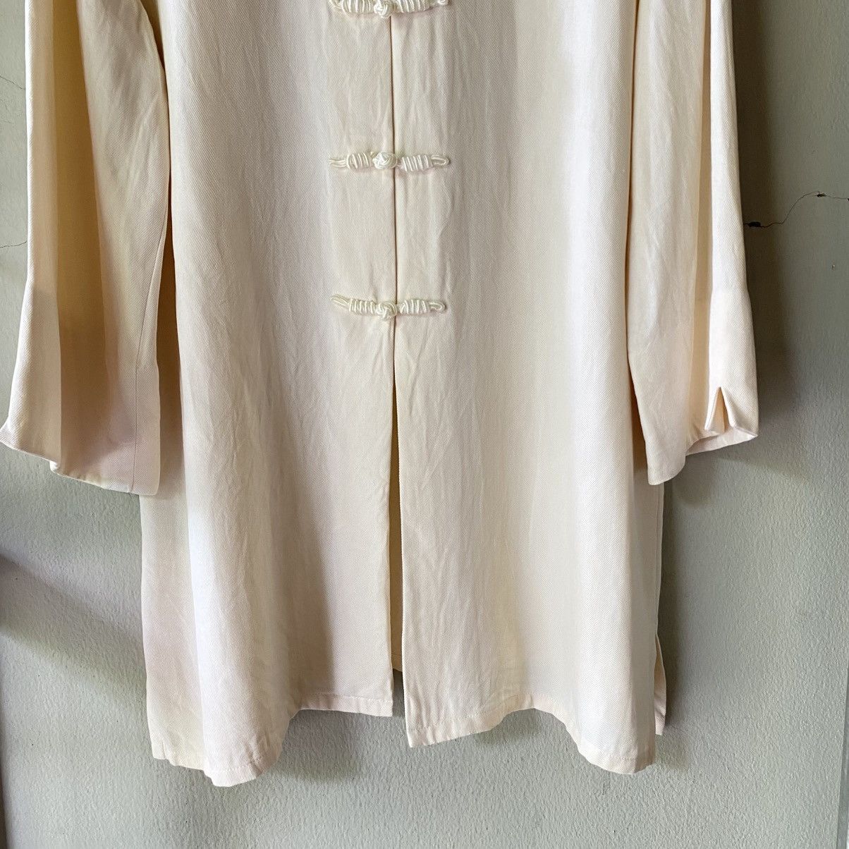 Designer × Japanese Brand LAUREN RALPH LAUREN Elegant Soft Chinese Knot Button Blouse Size M / US 6-8 / IT 42-44 - 5 Thumbnail