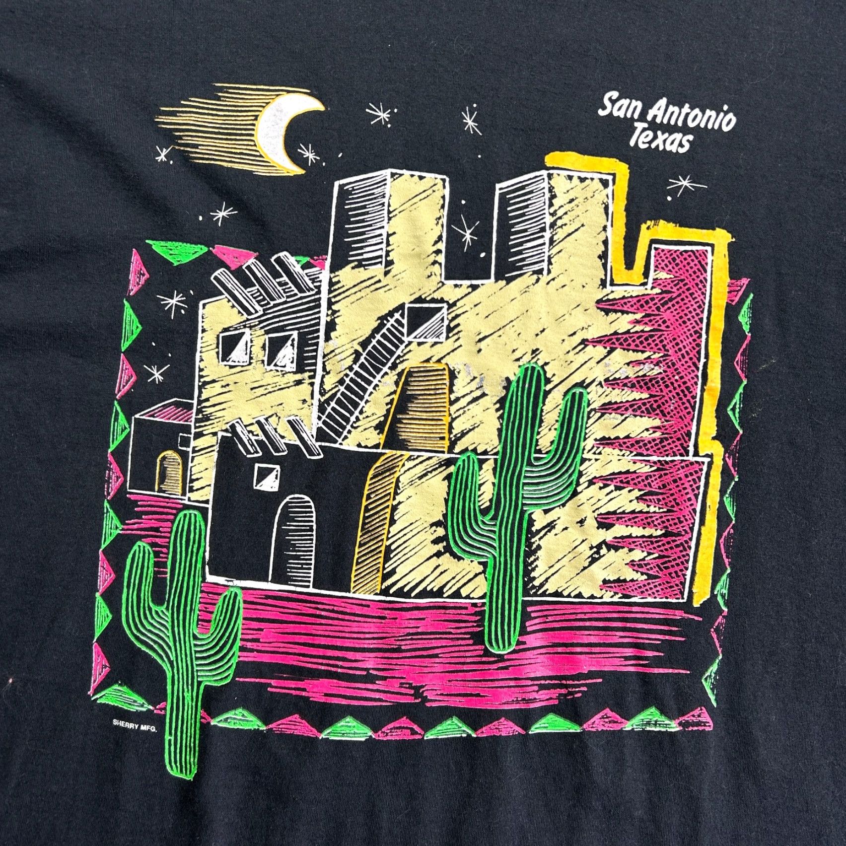Vintage VINTAGE Best San Antonio Texas T Shirt XL Single Stitch 90s USA Halloween? Size US XL / EU 56 / 4 - 2 Thumbnail