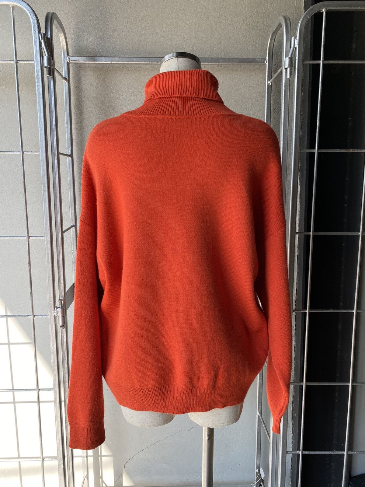 Gosha Rubchinskiy ГОША РУБЧИНСКИЙ Orange Logo Turtleneck Size S / US 4 / IT 40 - 10 Thumbnail