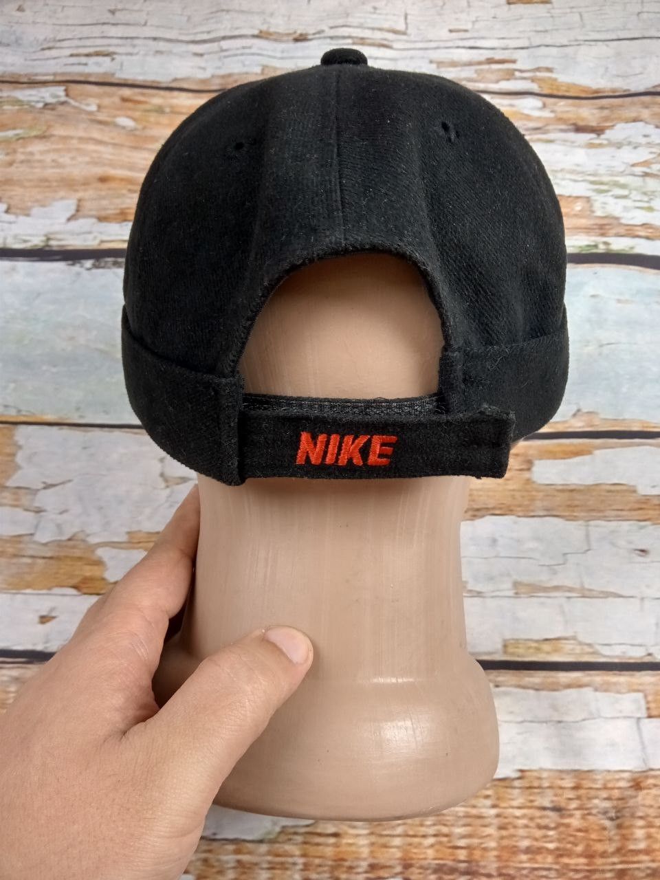 Nike Vintage 90s Y2K Nike Swoosh Docker Hat Skull Cap Beanie Size ONE SIZE - 5 Thumbnail