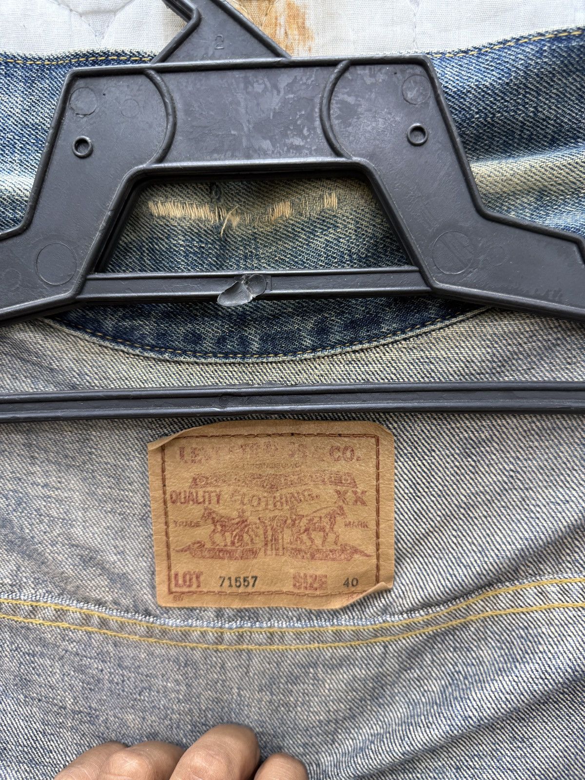 Levi's 🔥🔥🔥ARCHIVE VTG LEVIS BIG E TRUCKER JACKET Size US M / EU 48-50 / 2 - 8 Thumbnail