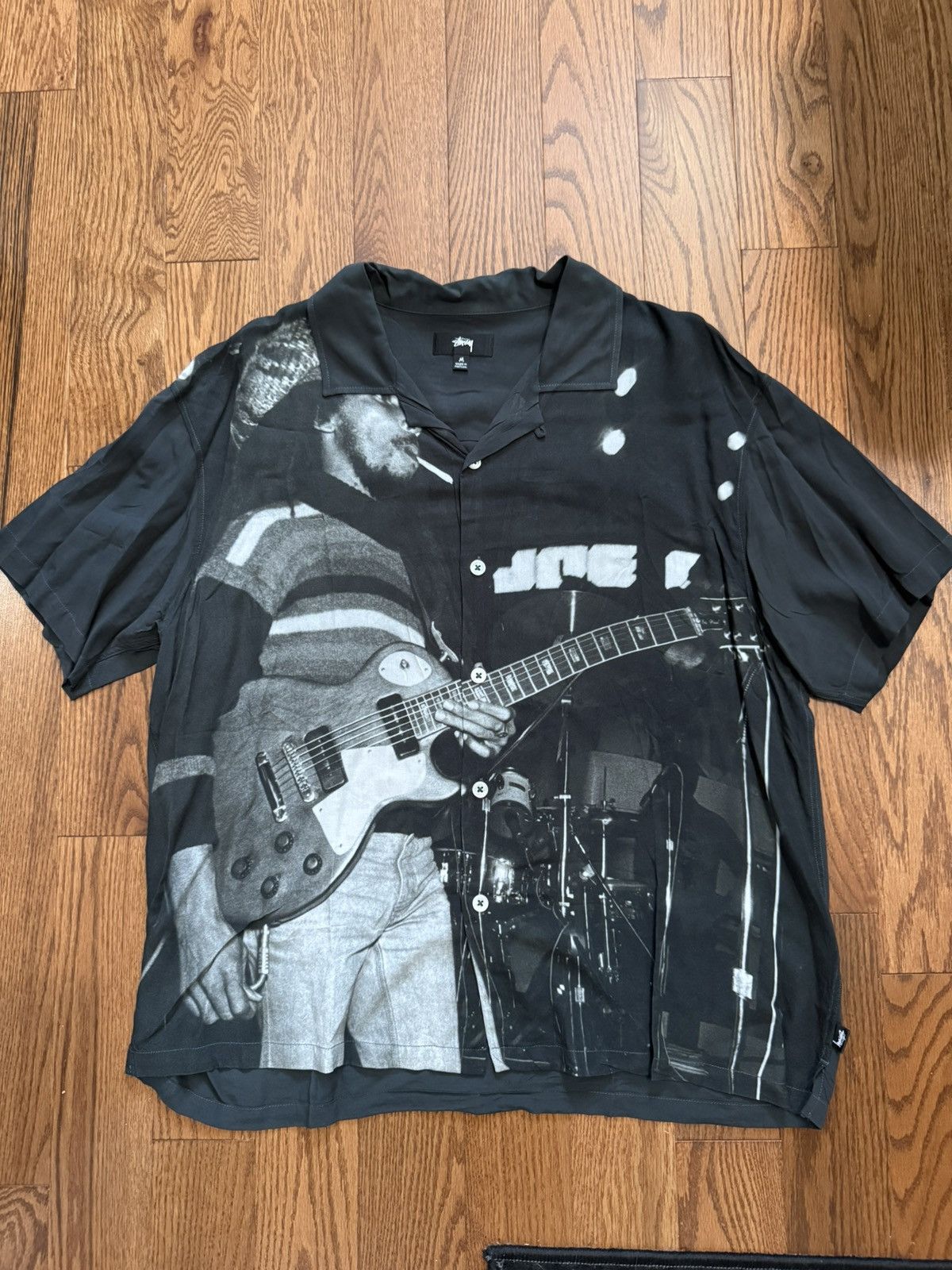 Bob Marley × Stussy 2021 Stussy x Bob Marley Open Collar Shirt