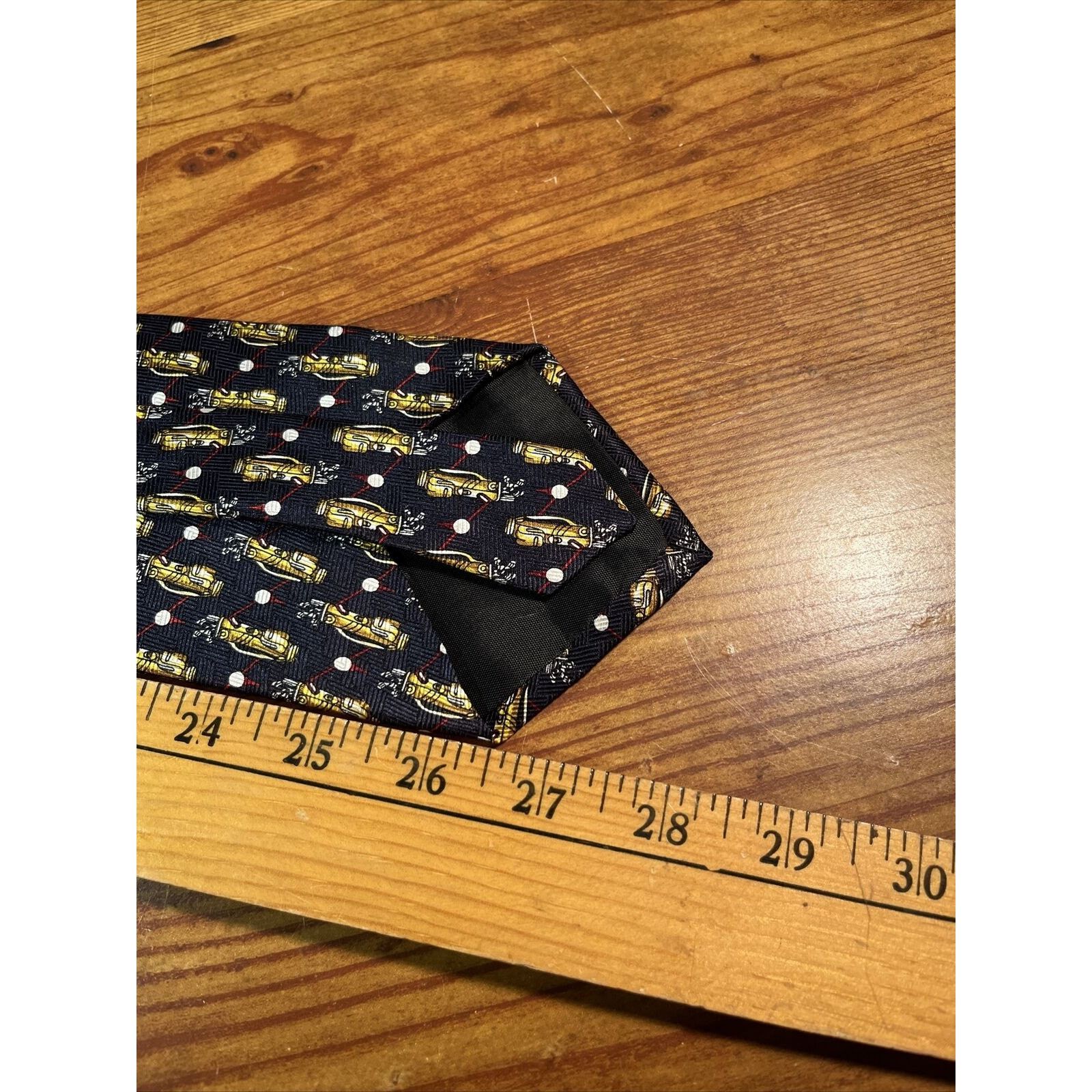 Other NOVEL-TIES by Roffe VTG Navy Blue Men’s Golf Club Silk Tie Size ONE SIZE - 7 Thumbnail
