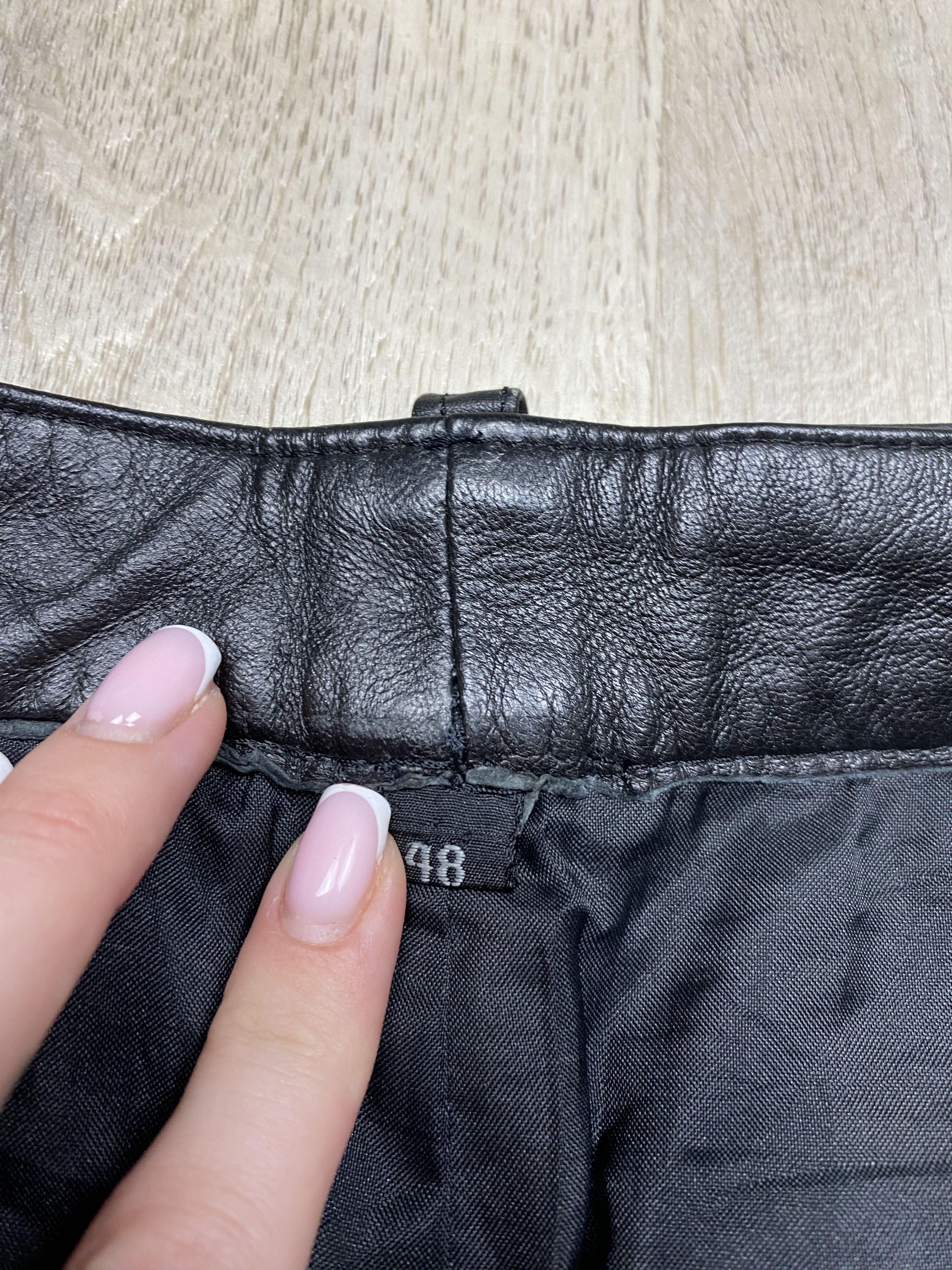 Genuine Leather Vintage Genuine Leather Pants Biker Motorcycle Size US 32 / EU 48 - 3 Thumbnail