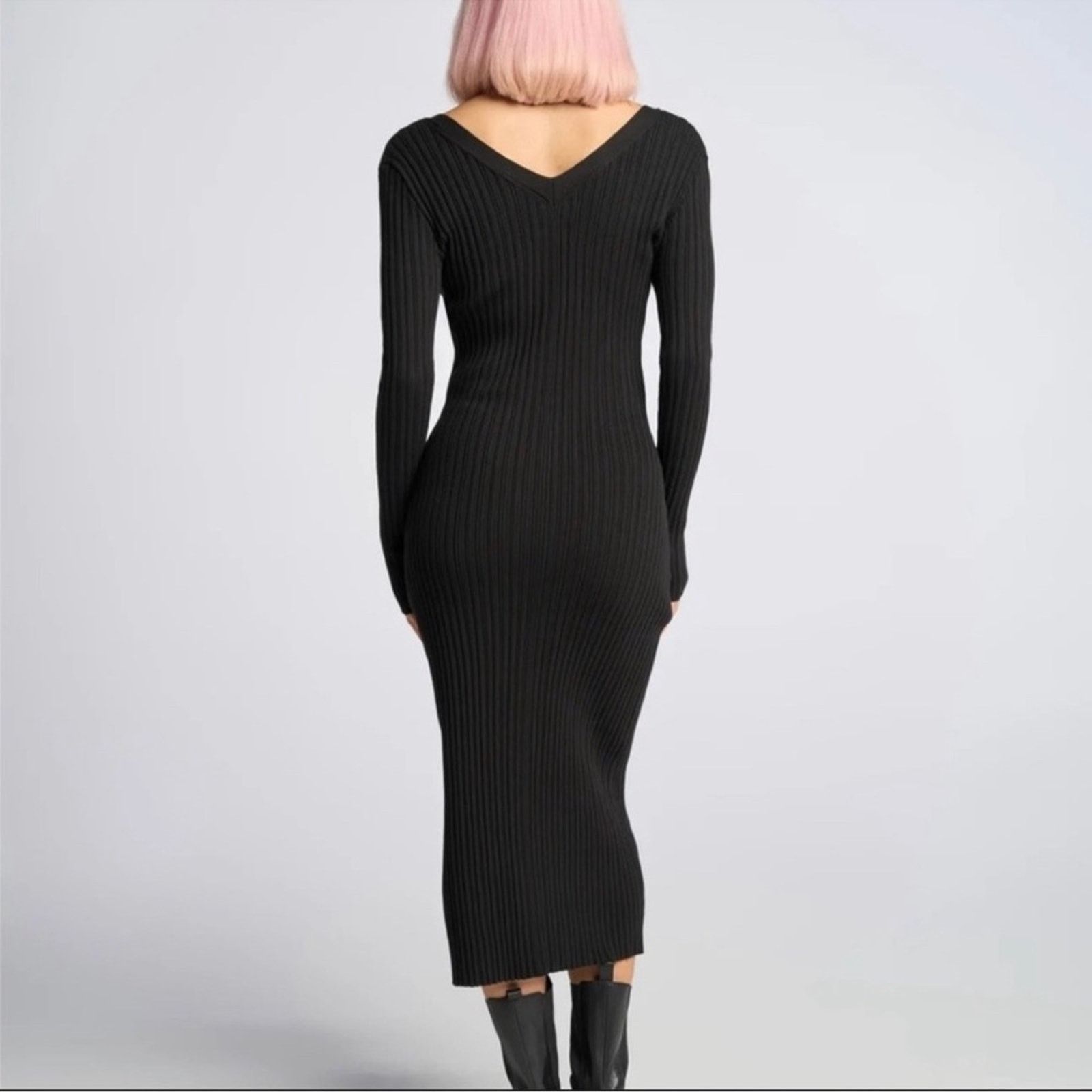 Other NWT! LITA By Ciara Black Long Cardigan, Size XS, MSRP.$298 Size XS / US 0-2 / IT 36-38 - 6 Thumbnail