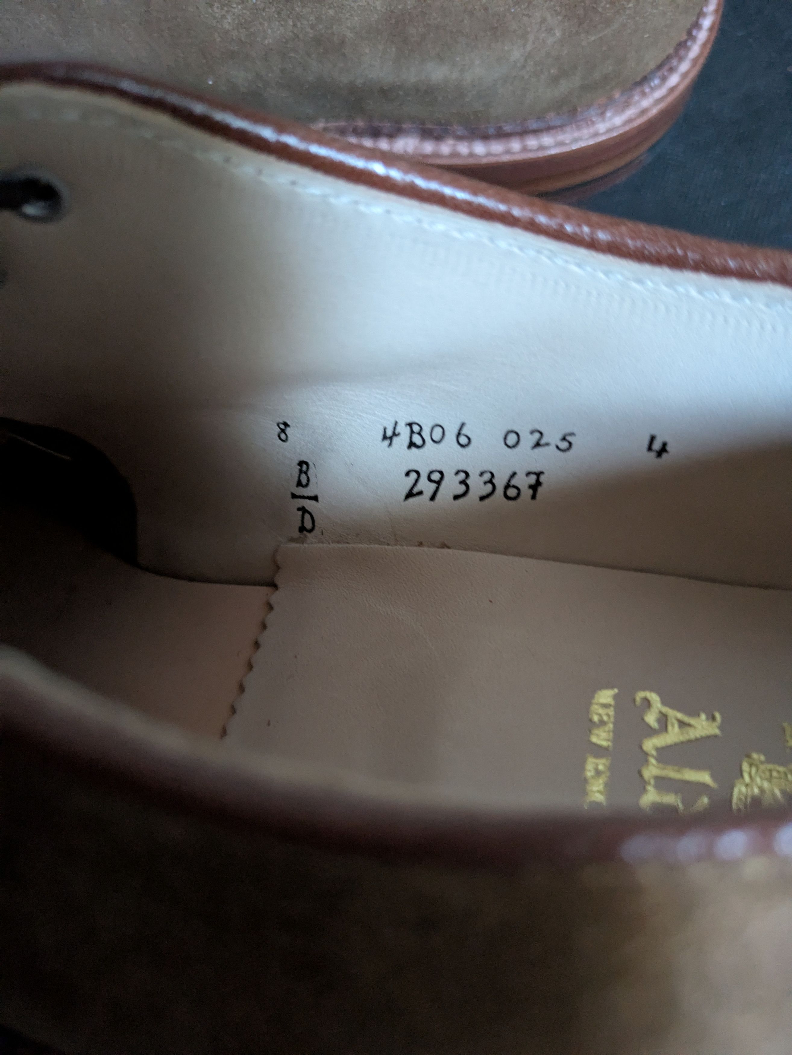Alden Alden Plain Toe Blucher in Snuff Suede, 8D Size US 8 / EU 41 - 15 Thumbnail