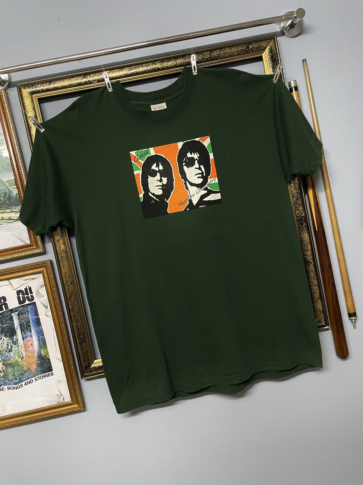Vintage Vintage Late 90s Oasis Heathern Chemistry Liam & Noel Tshirt Size US XL / EU 56 / 4 - 2 Thumbnail